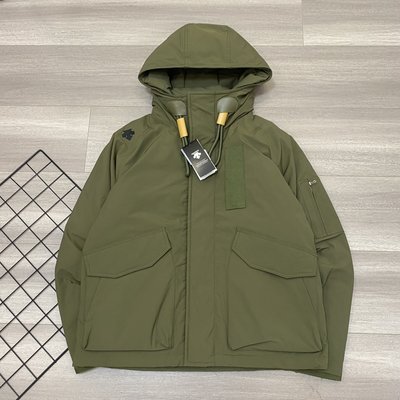 Descente Cheap Clothing Coats & Jackets Down Jacket Black Green White Duck Down Winter Collection Fashion Hooded Top