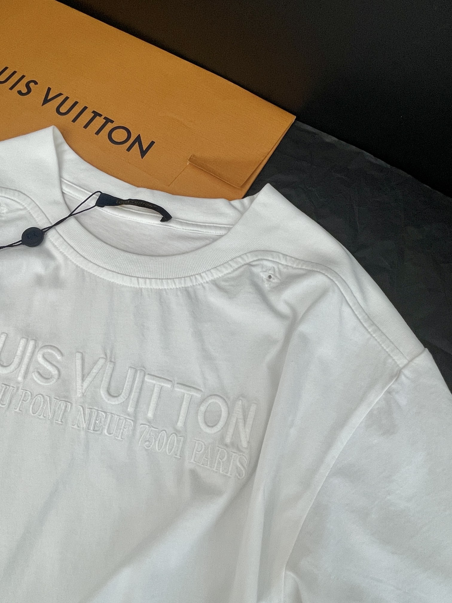 Embroidered Logo T-shirts for Men and Women with Original Rags Design - 图片 3