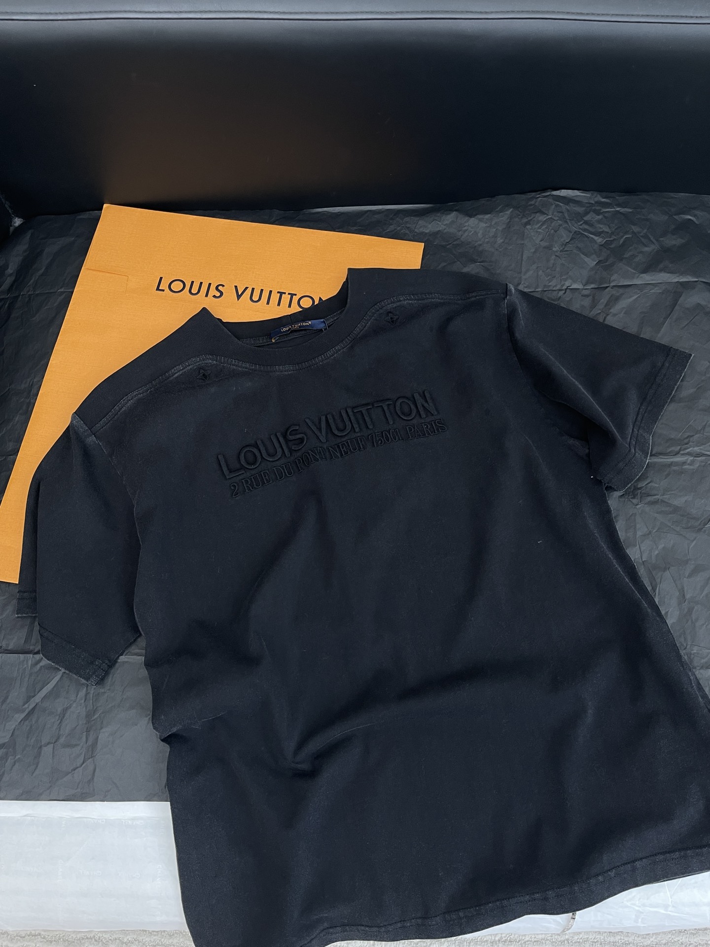 Embroidered Logo T-shirts for Men and Women with Original Rags Design - 图片 2