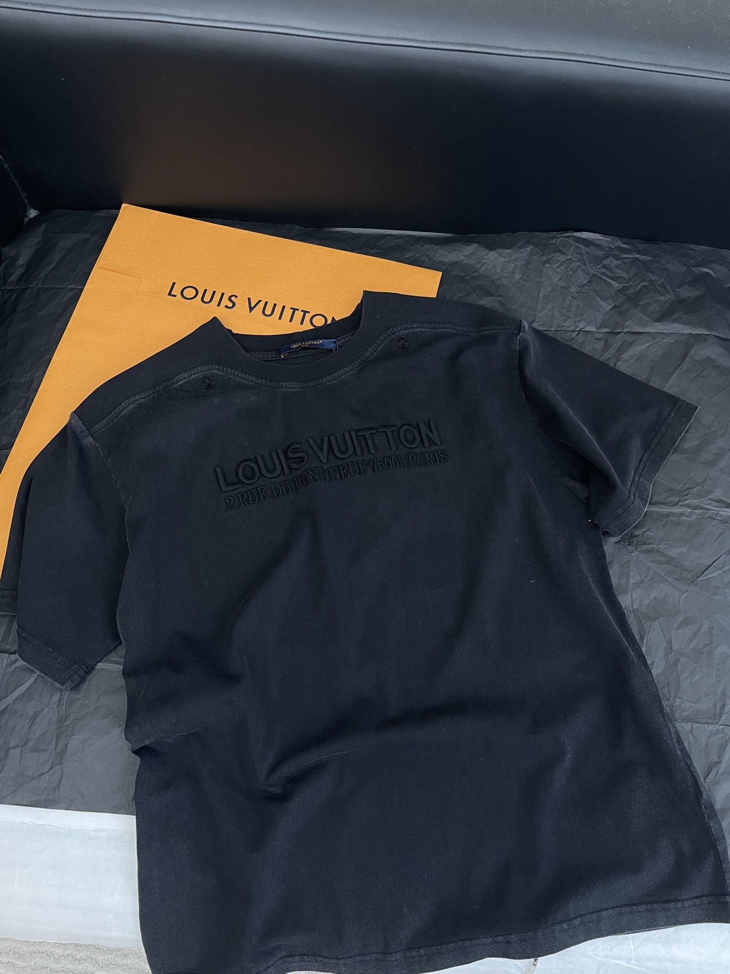 Embroidered Logo T-shirts for Men and Women with Original Rags Design - 图片 1