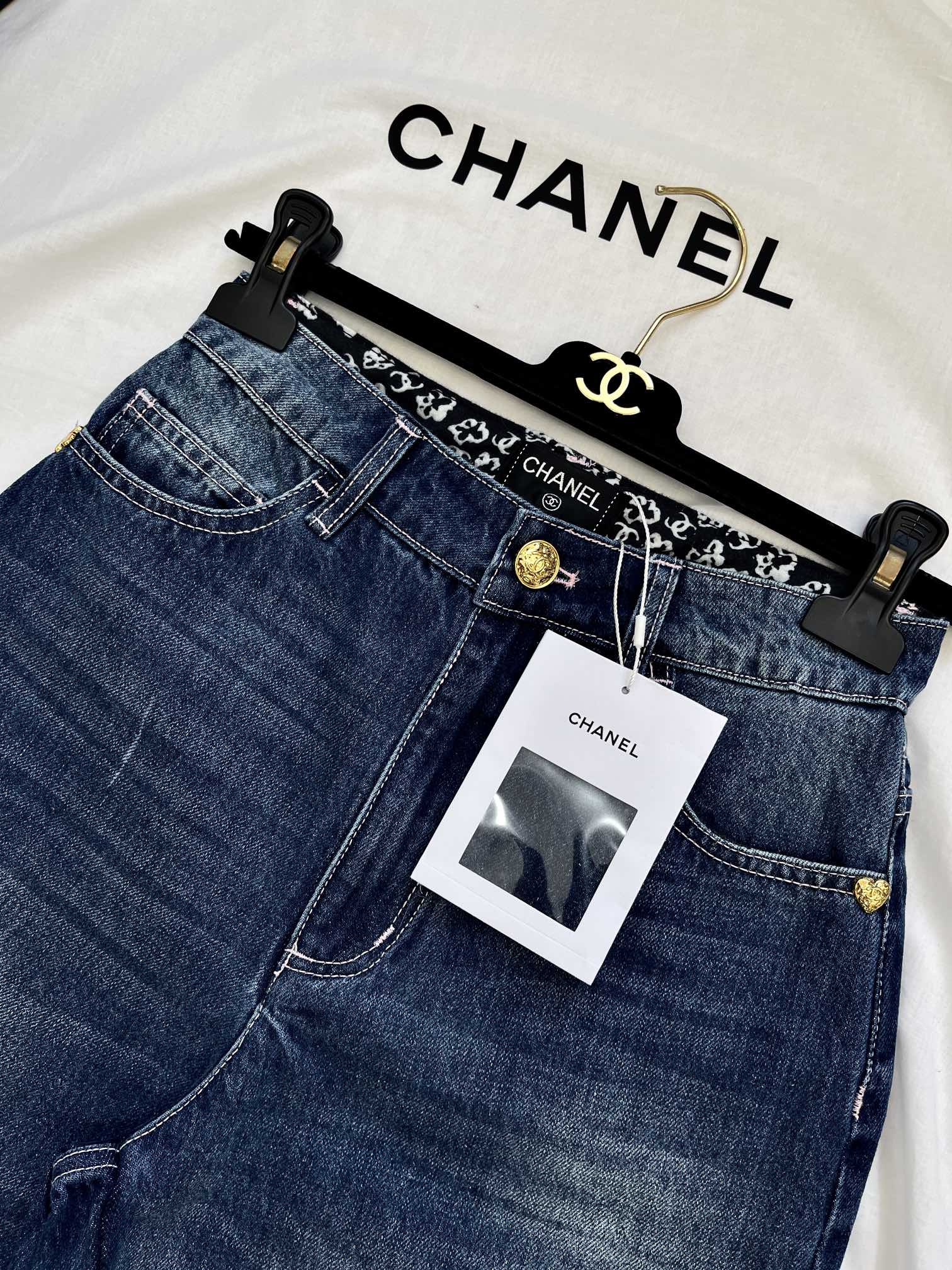 “25B Packaged Jennenie’s Stylish Female Suit: Retro-Washed Pants, Shorts, Long Legs, and Fashion Boss’s Favorite Cowboys” - 图片 3