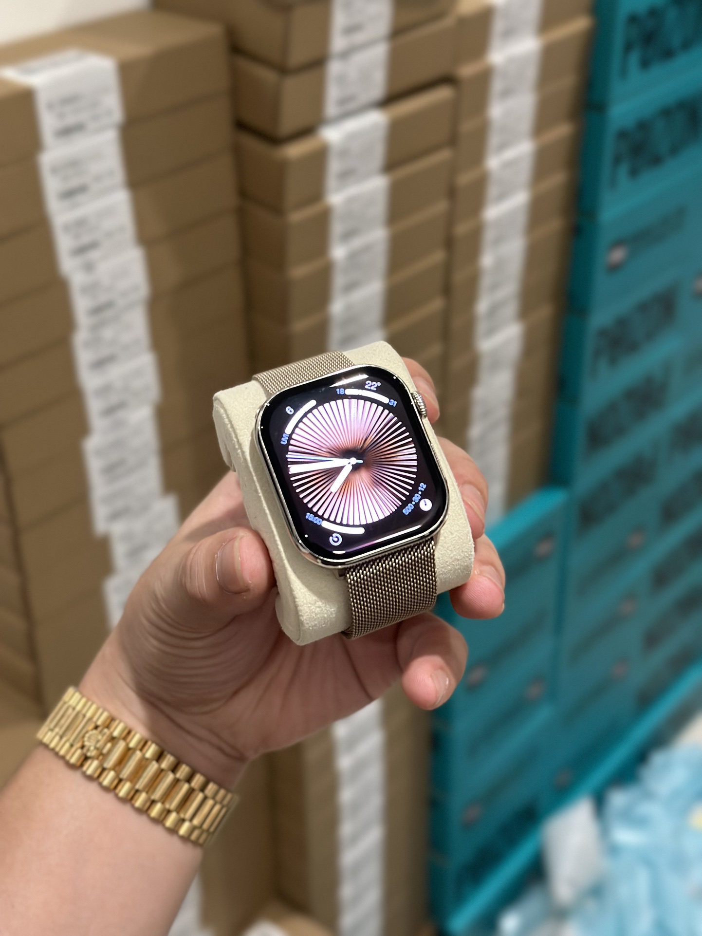 蛇年新款🐍苹果手表 ln毒版 淡金色实拍 近期爆款💥