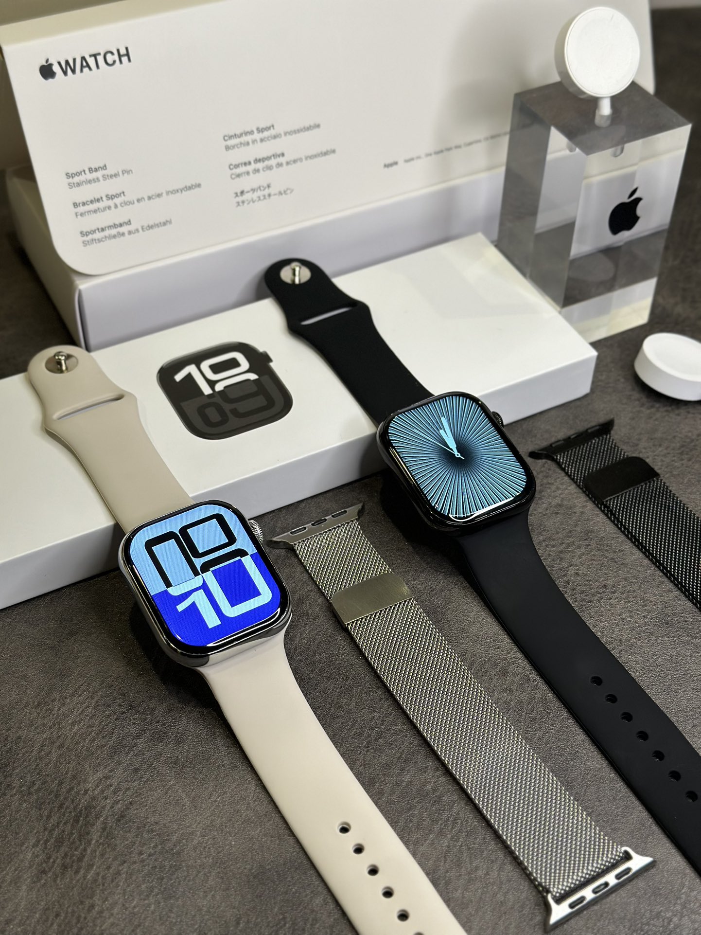 新款出货‼️💰190 苹果AppleWatch10代手表 澳洲版 亮黑亮银两个颜色 带开机logo