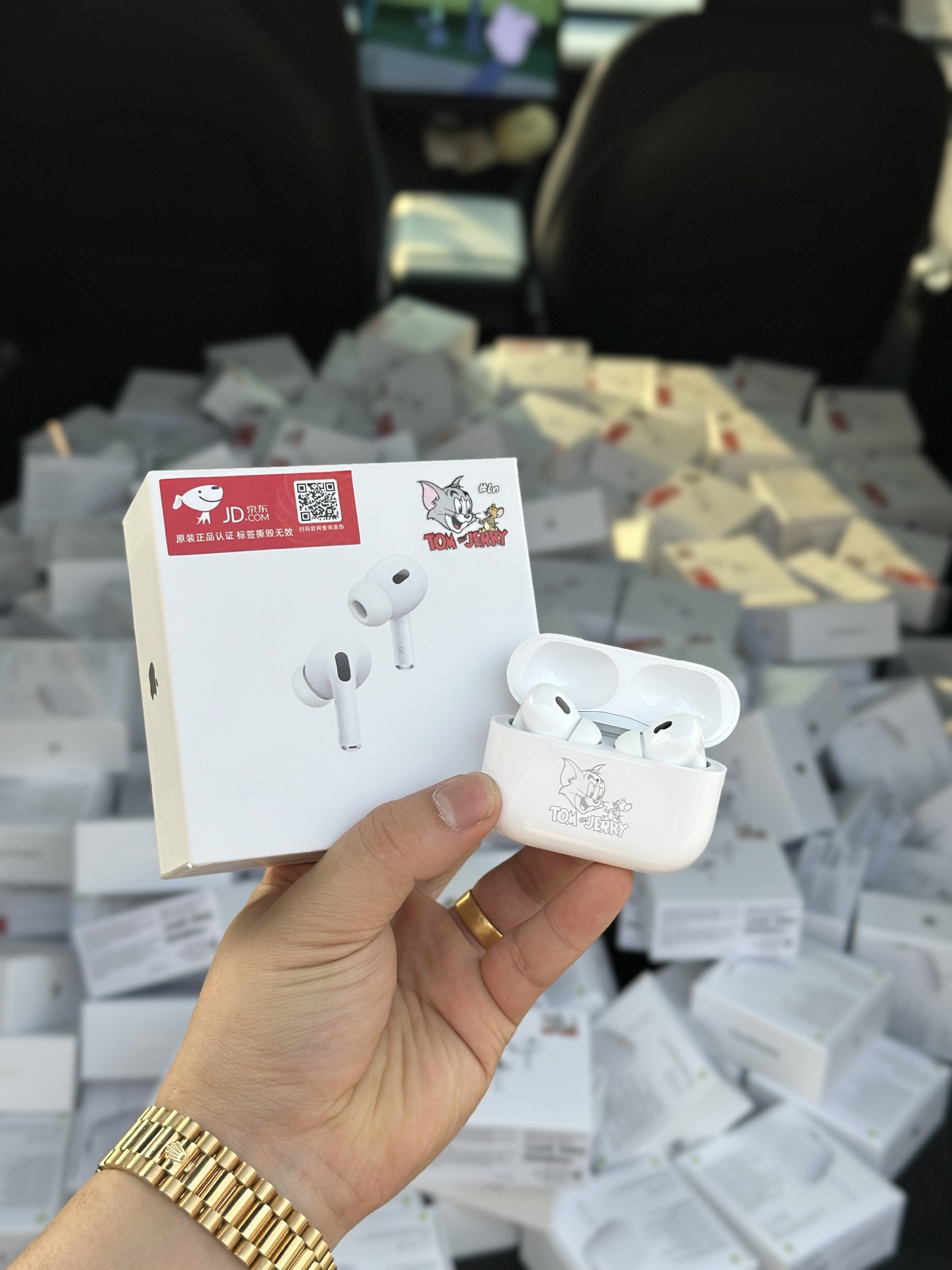 出厂批发价💰90 猫和老鼠联名款苹果耳机 第一批200台入库‼️各位放心卖 仓库现货充足 到货率100% 不会断货