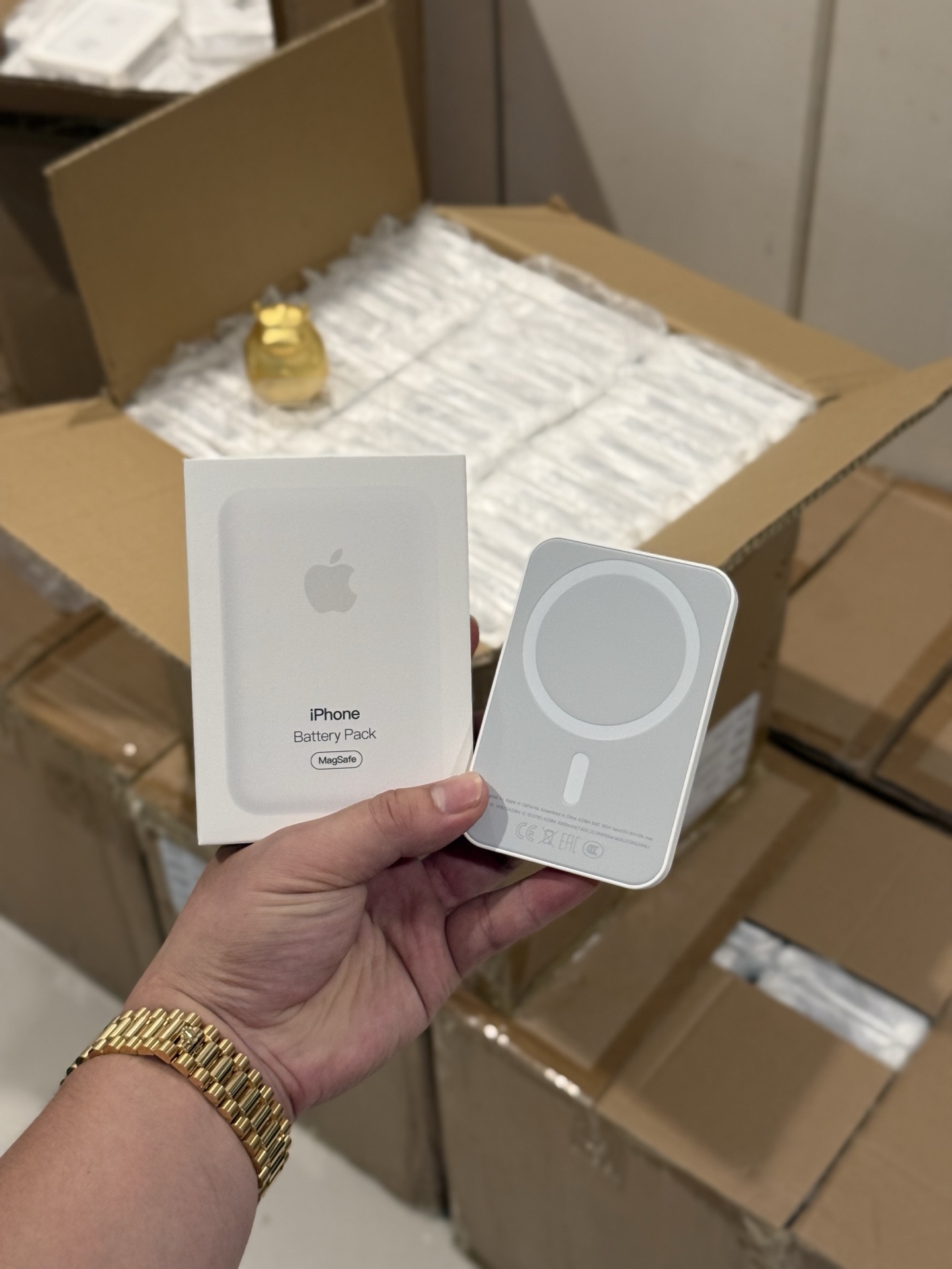 现货批发💰90 苹果MagSafe磁吸充电宝 高配版 跨境电商客户订单 高配1:1版本 带序列号