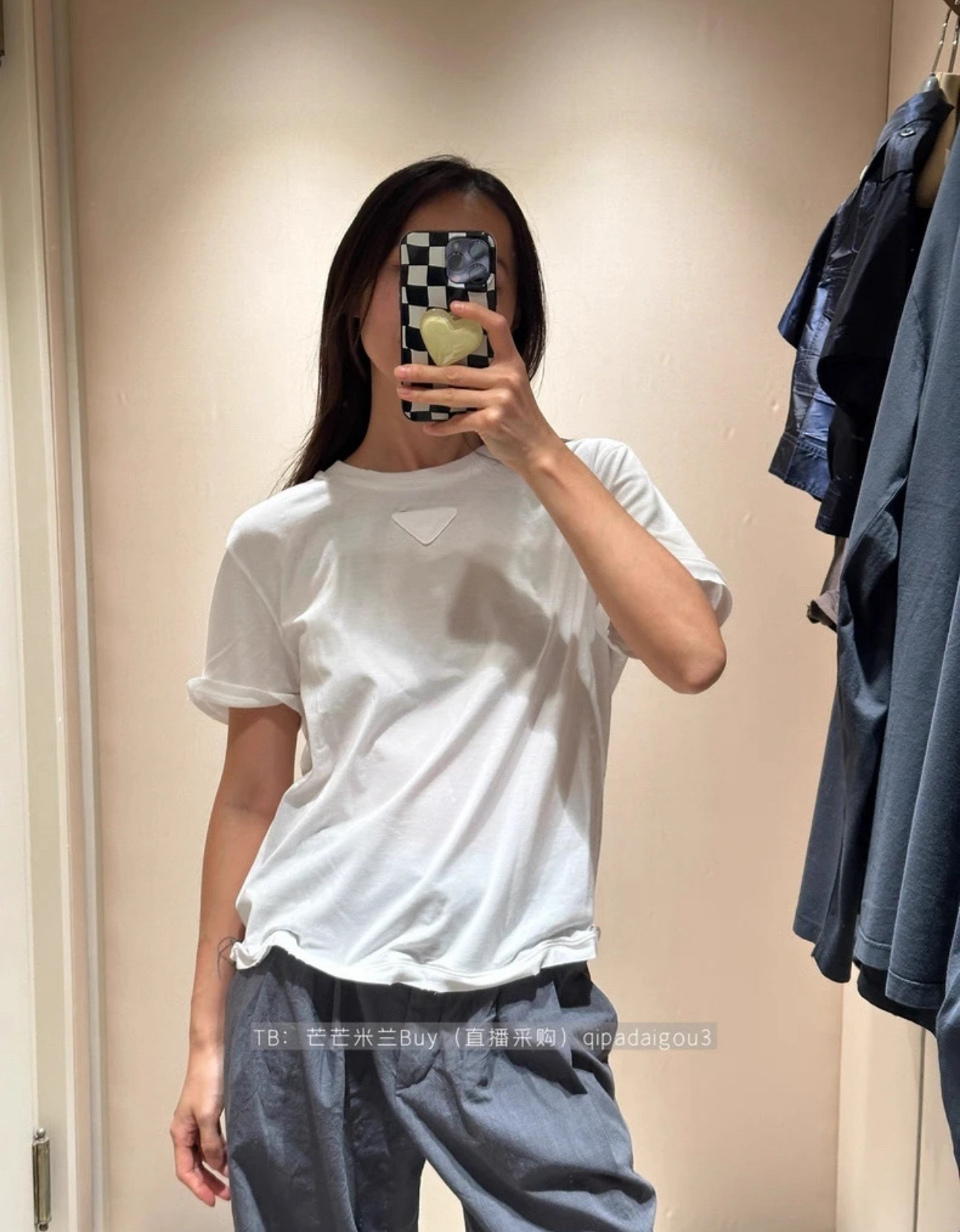 프라다 여성 코튼 반팔 티셔츠 레플리카 45720 Prada Women T Shirt