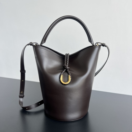 BV Liberta Bucket Bag in Smooth Leather with Adjustable Strap - Stylish & Versatile 1 BV Liberta Bucket Bag in Smooth Leather with Adjustable Strap - Stylish & Versatile