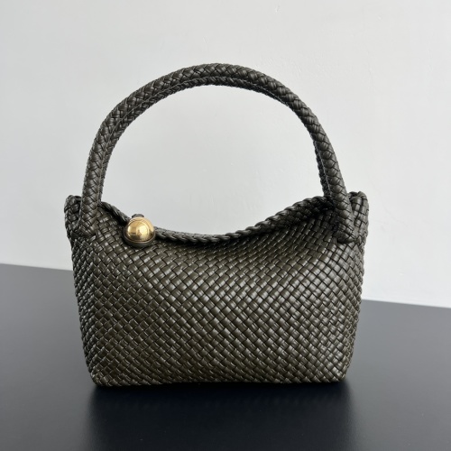 Bottega Veneta Tosca Handbag: Luxurious Woven Leather with Gold and Malachite 1 Bottega Veneta Tosca Handbag: Luxurious Woven Leather with Gold and Malachite