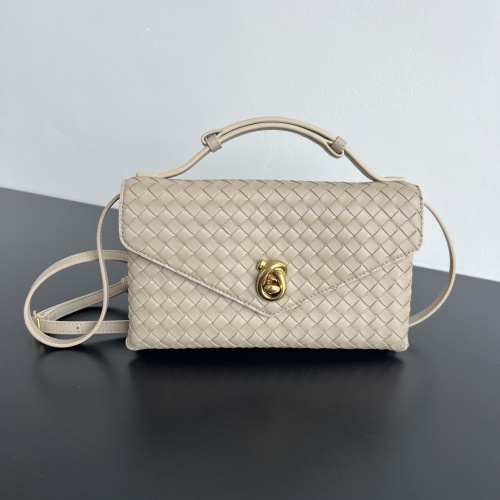 Bottega Veneta Knot Lock Crossbody Bag in Beige Woven Leather 1 Bottega Veneta Knot Lock Crossbody Bag in Beige Woven Leather