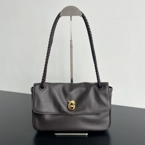 BV Madison Shoulder Bag - Luxurious Lambskin Leather with Braided Strap 1 BV Madison Shoulder Bag - Luxurious Lambskin Leather with Braided Strap