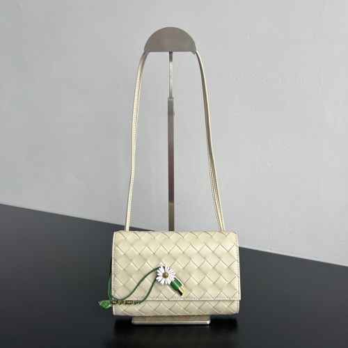 Bottega Veneta Andiamo Daisy Crossbody Bag - Woven Leather, Ivory 1 Bottega Veneta Andiamo Daisy Crossbody Bag - Woven Leather, Ivory