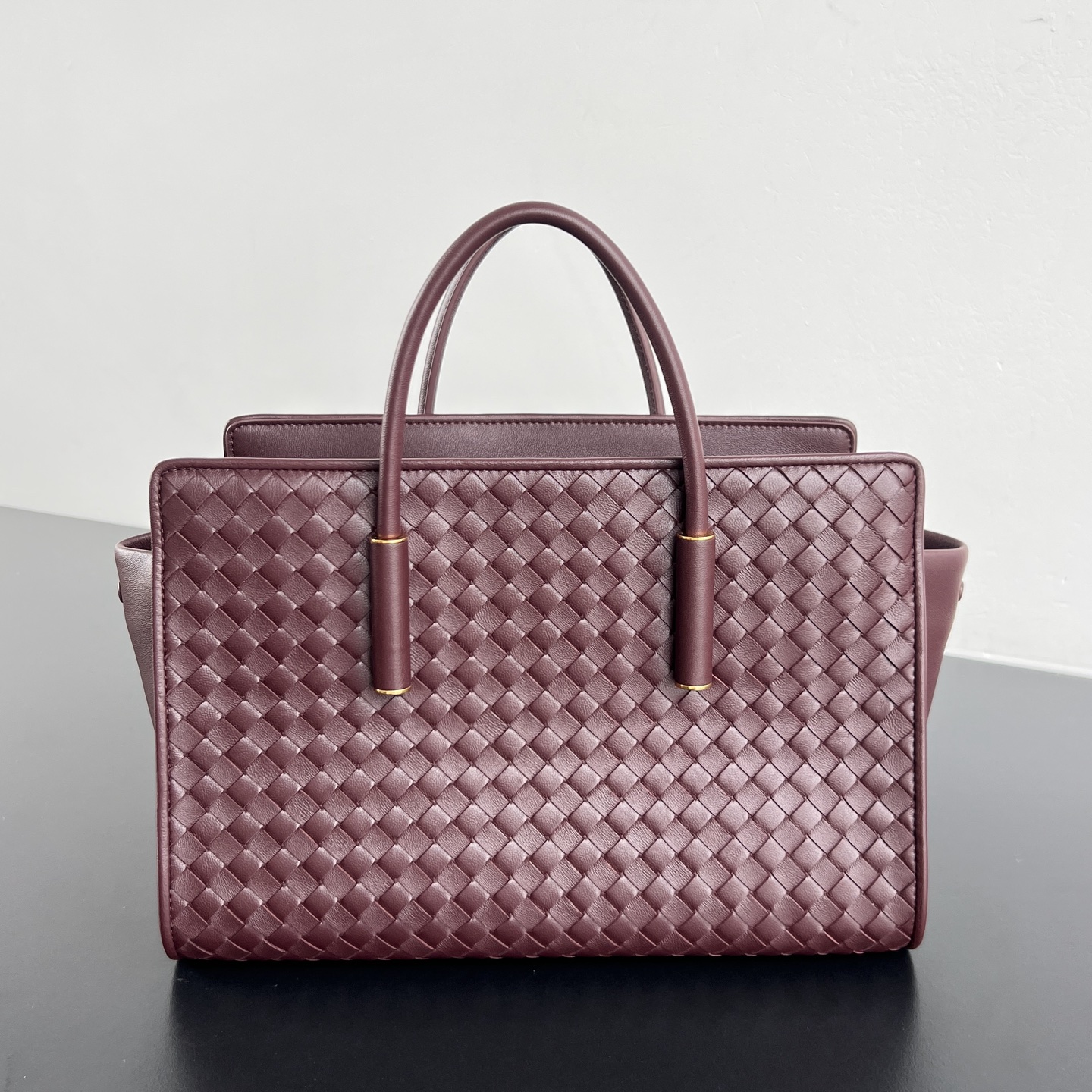 Bottega Veneta Intrecciato Lambskin Tote Bag