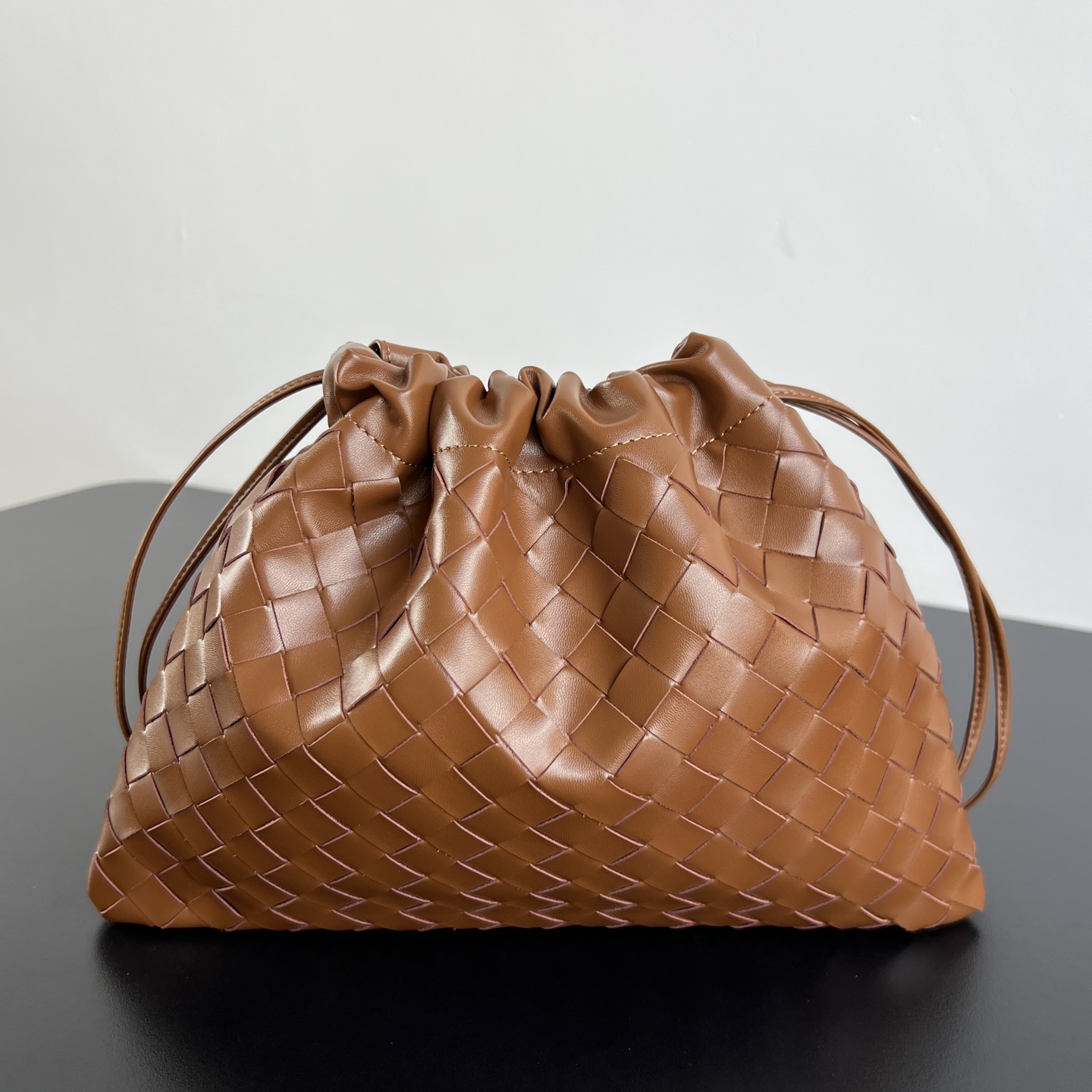 #Bv New Drawstring Dustbag "Garbage Bag" 🎈796728 The gentleness of silver is kneaded into the woven texture