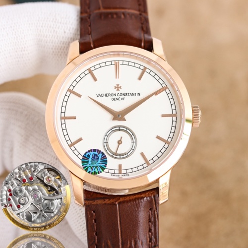 Vacheron Constantin Patrimony Style Men's Watch - Automatic, Sapphire Glass, Leather Band 1 Vacheron Constantin Patrimony Style Men's Watch - Automatic, Sapphire Glass, Leather Band