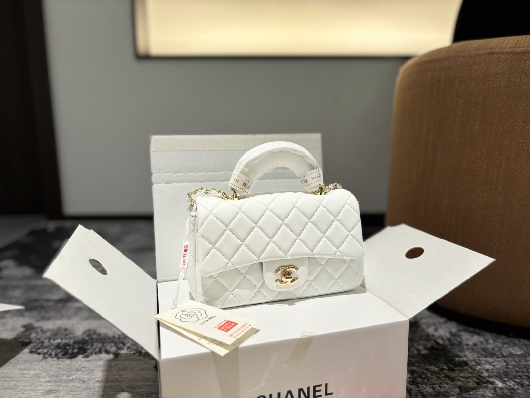 Chanel Messenger-Taschen Lammfell Schaffell Vintage