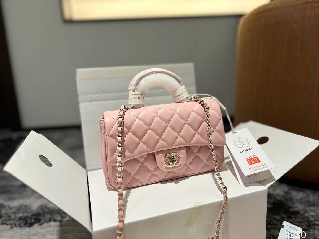 Chanel Messenger-Taschen Lammfell Schaffell Vintage