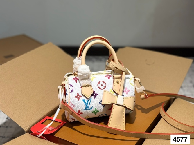 Louis Vuitton Speedy Nano Murakami Takashi Collaboration Bag, 16*10cm 1 Louis Vuitton Speedy Nano Murakami Takashi Collaboration Bag, 16*10cm