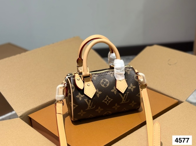 Louis Vuitton Speedy Nano Bag - Iconic Style, Compact Size, Detachable Strap 1 Louis Vuitton Speedy Nano Bag - Iconic Style, Compact Size, Detachable Strap