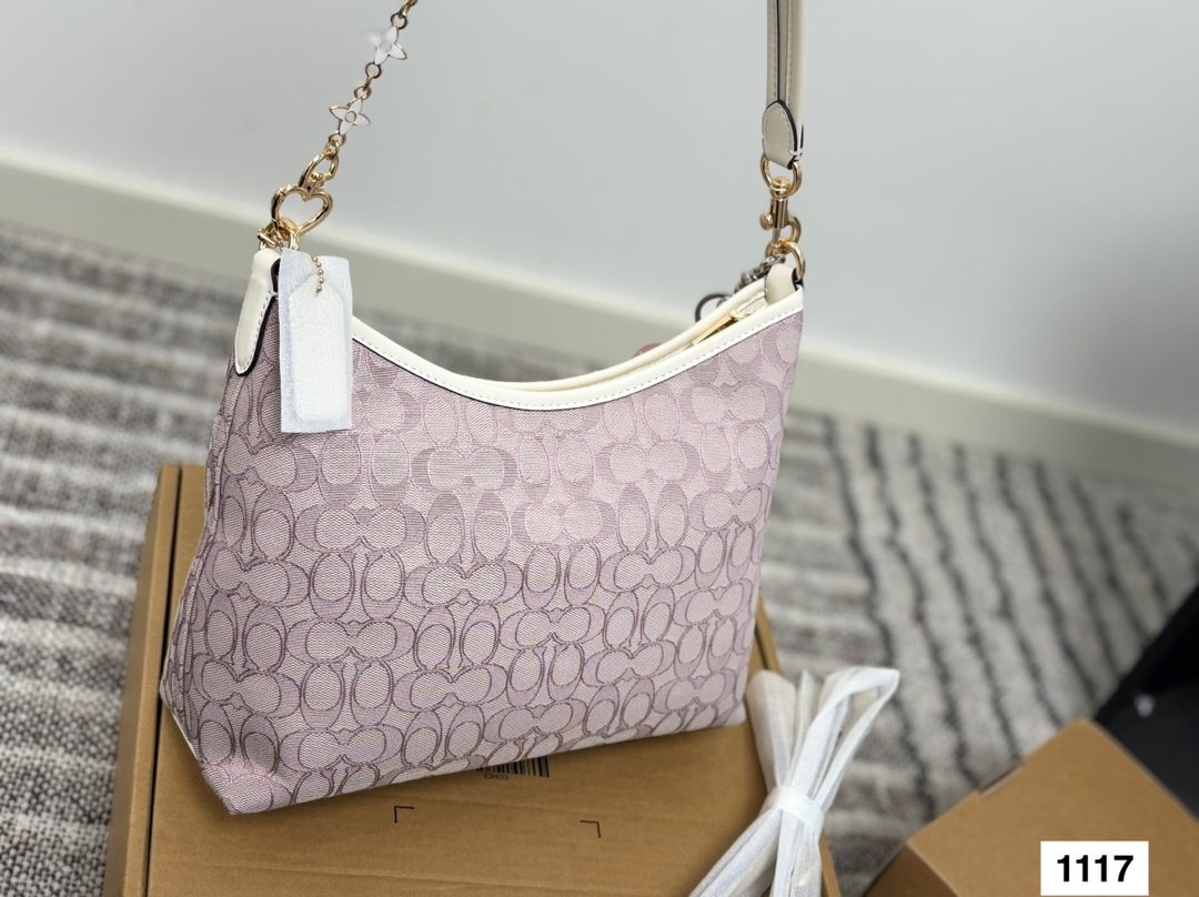 Coach Women's Signature Coated Canvas Hobo Bag with Chain Strap 23 i1755791674 1260 3