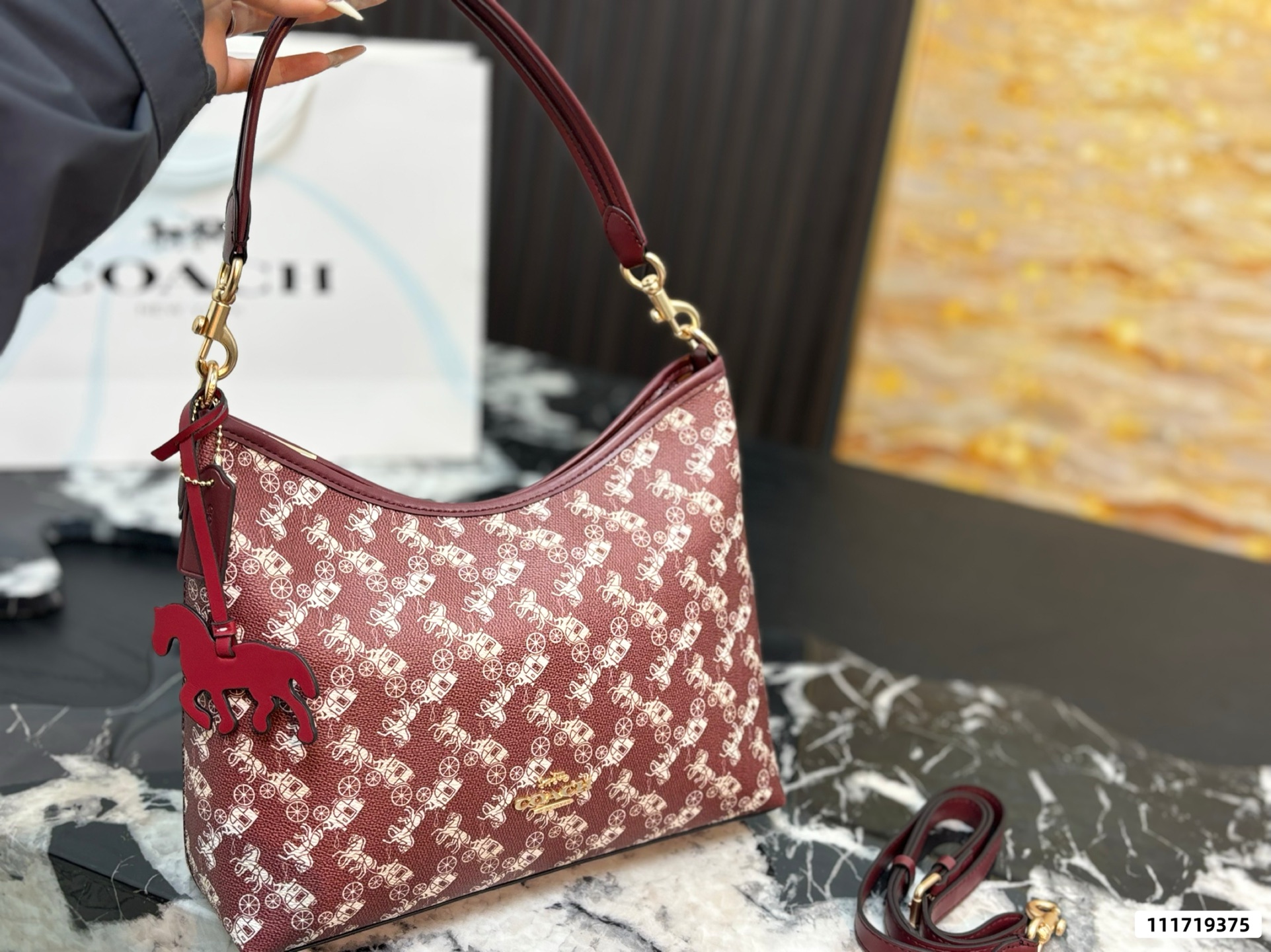 (Empaque de caja de regalo) El bolso vagabundo de Coach está lleno de diseño y es un artículo de moda súper elegante, t…