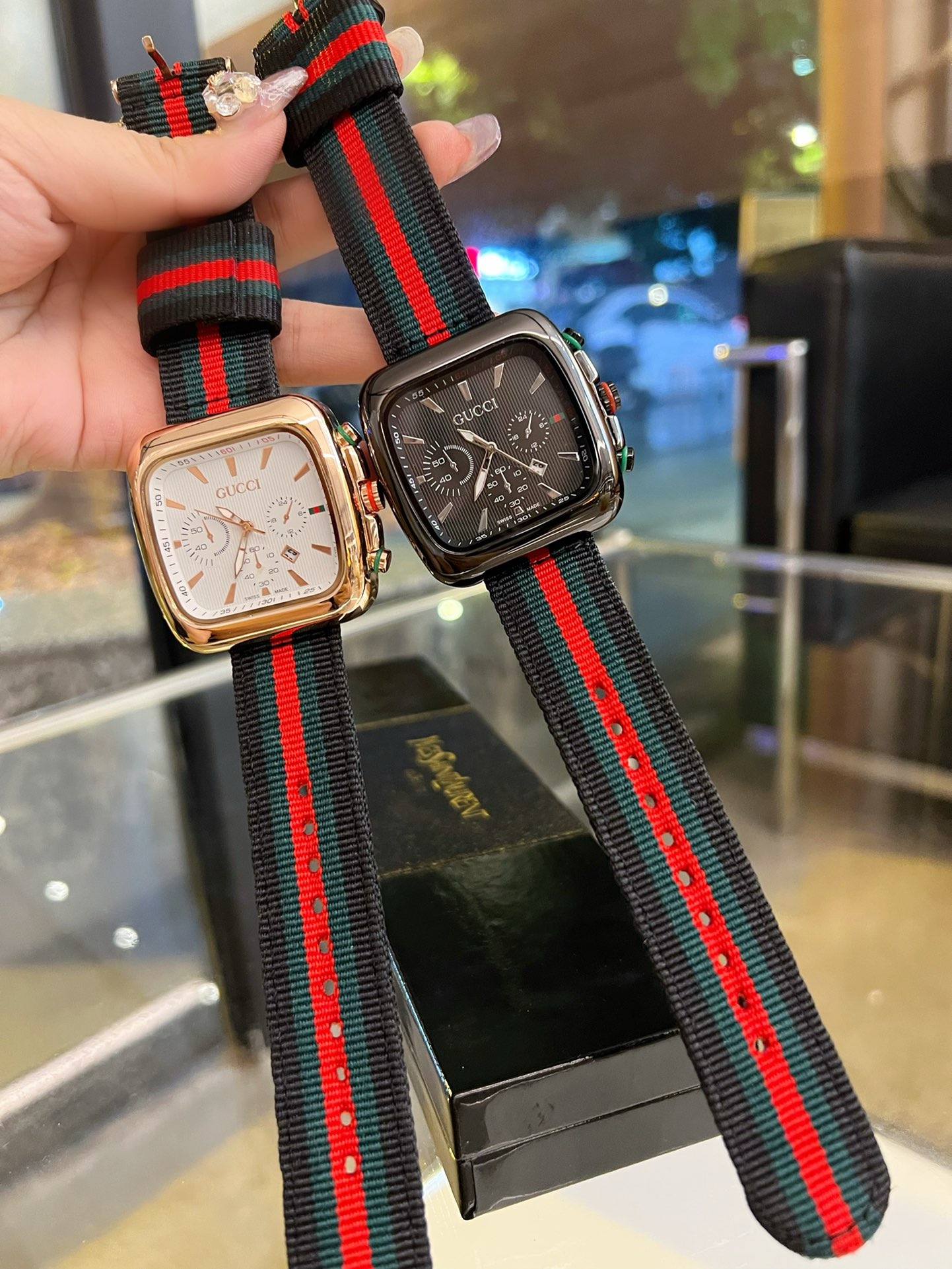 Gucci Dive Unisex Nylon Strap Watch - Quartz Movement, Stylish & Versatile 5 i1739247984919 3603 0 3