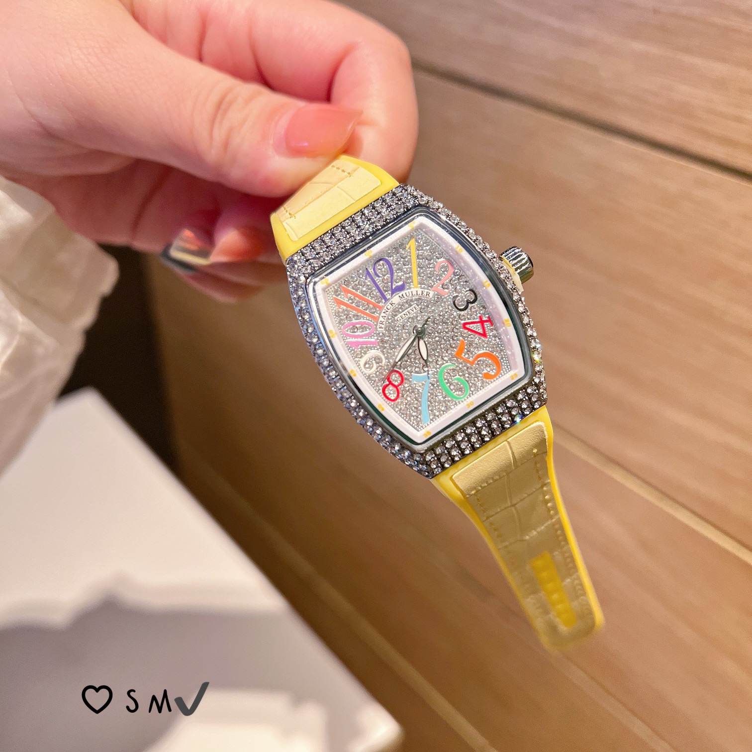 Franck Muller Women's Diamond-Studded Watch with Colorful Numeric Dial 3 i1739248072475 5372 0 2