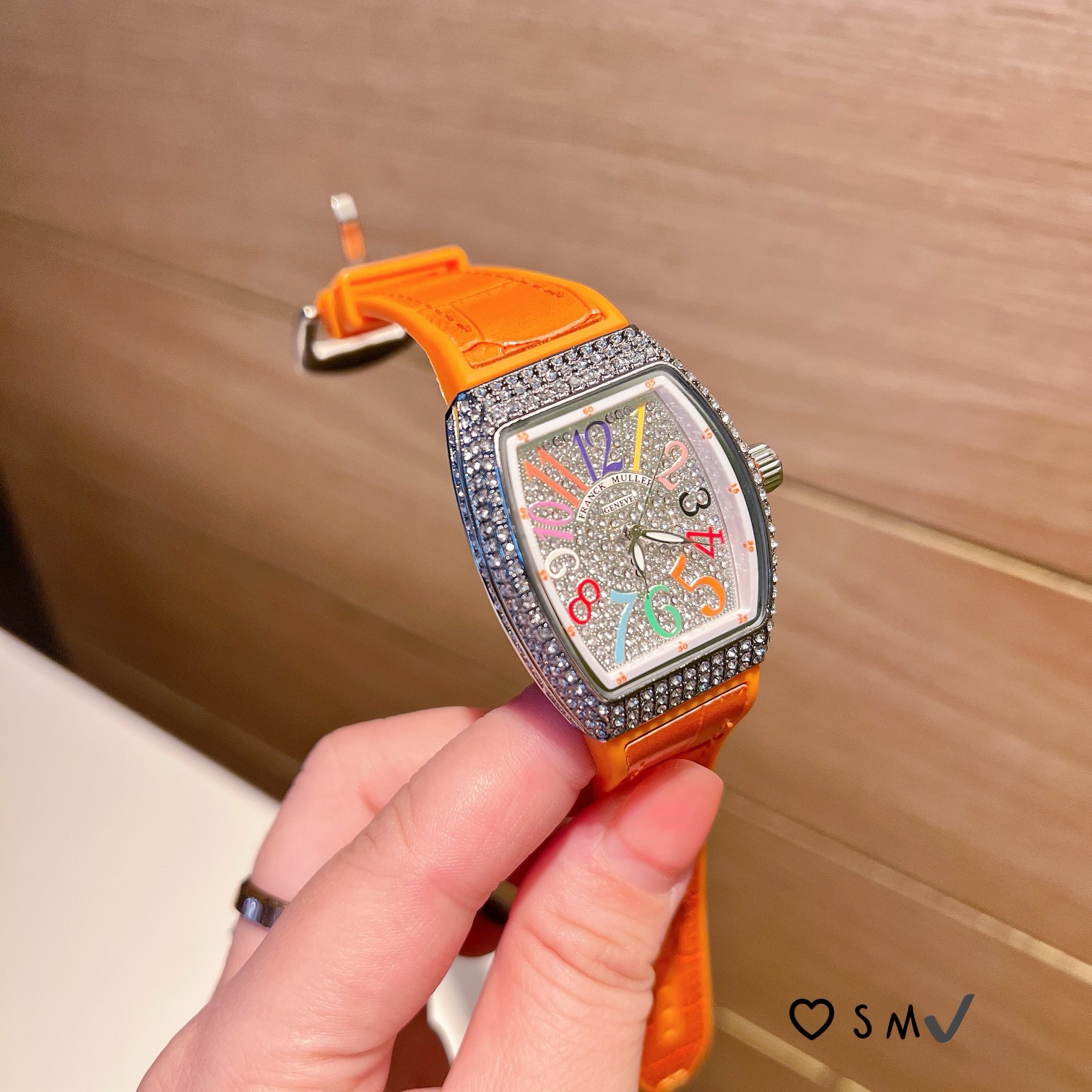 Franck Muller Women's Diamond-Studded Watch with Colorful Numeric Dial 5 i1739248073621 3153 0 4