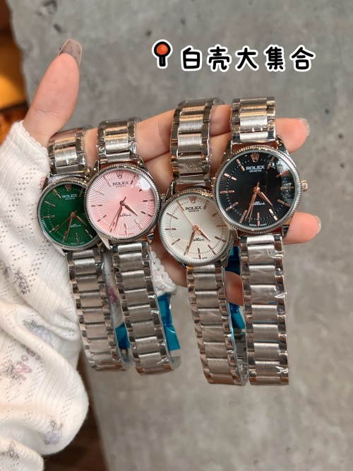 Rolex Women's Elegant Small Dial Watch with Stainless Steel Band 1 Rolex Women's Elegant Small Dial Watch with Stainless Steel Band