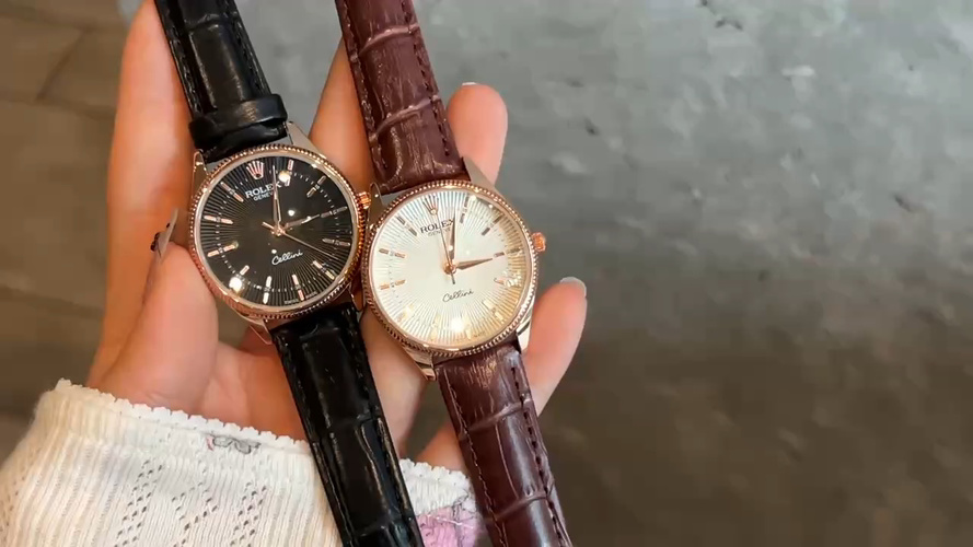Rolex Cellini Women's Watch, Leather Strap, Elegant Design, 34mm 1 Rolex Cellini Women's Watch, Leather Strap, Elegant Design, 34mm