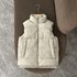 Hazzys Clothing Waistcoat Beige White Printing Men Cowhide Matte Polyester Silica Gel Fall/Winter Collection Fashion Casual