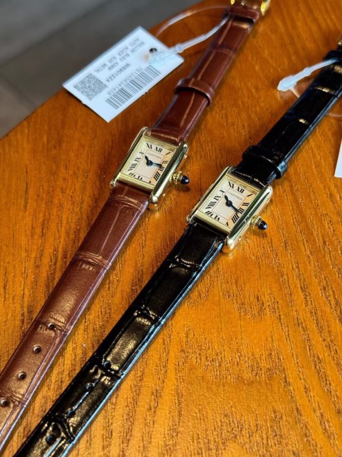 Cartier Tank Mini Watch, 24mm, Leather Strap, Sapphire Crystal, WGTA0212 1 Cartier Tank Mini Watch, 24mm, Leather Strap, Sapphire Crystal, WGTA0212