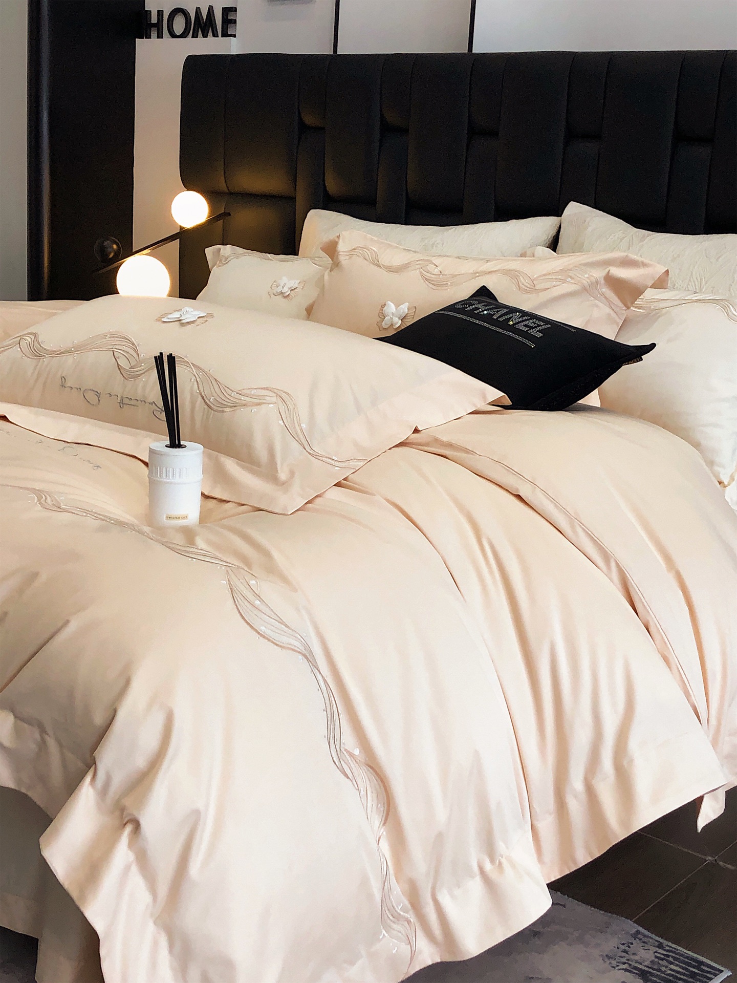 Luxury 120S Egyptian Cotton Bedding Set with Embroidery, Super Soft and Durable 8 i1759764609753 4849 0 6