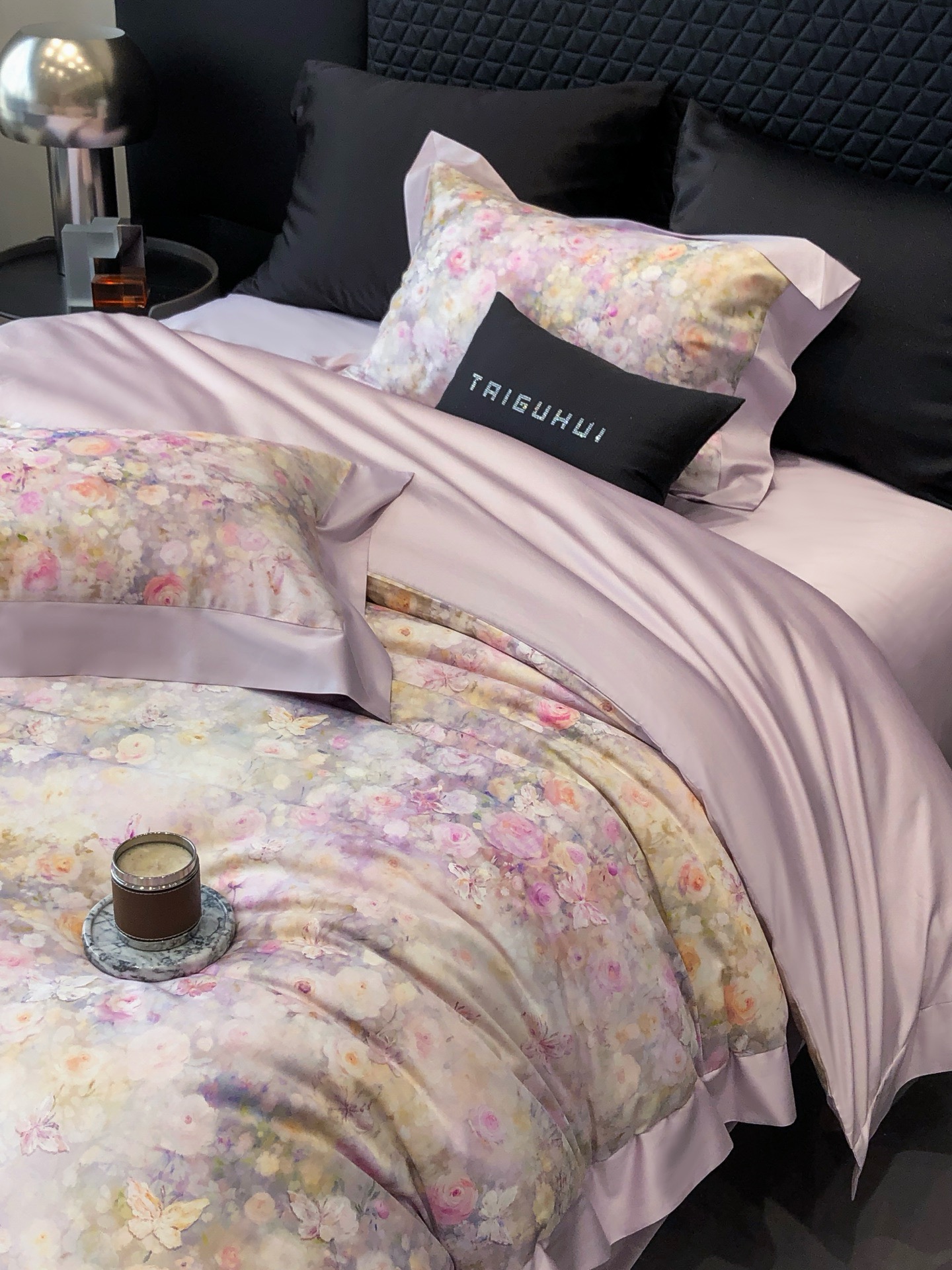 Floral Print Egyptian Cotton Bedding Set - 4 Piece Luxury Bedding Collection 8 i1760280995206 55 0 6