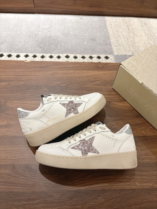 Golden Goose Ball Star 2.0 Glitter Star Leather Sneakers 1 Golden Goose Ball Star 2.0 Glitter Star Leather Sneakers