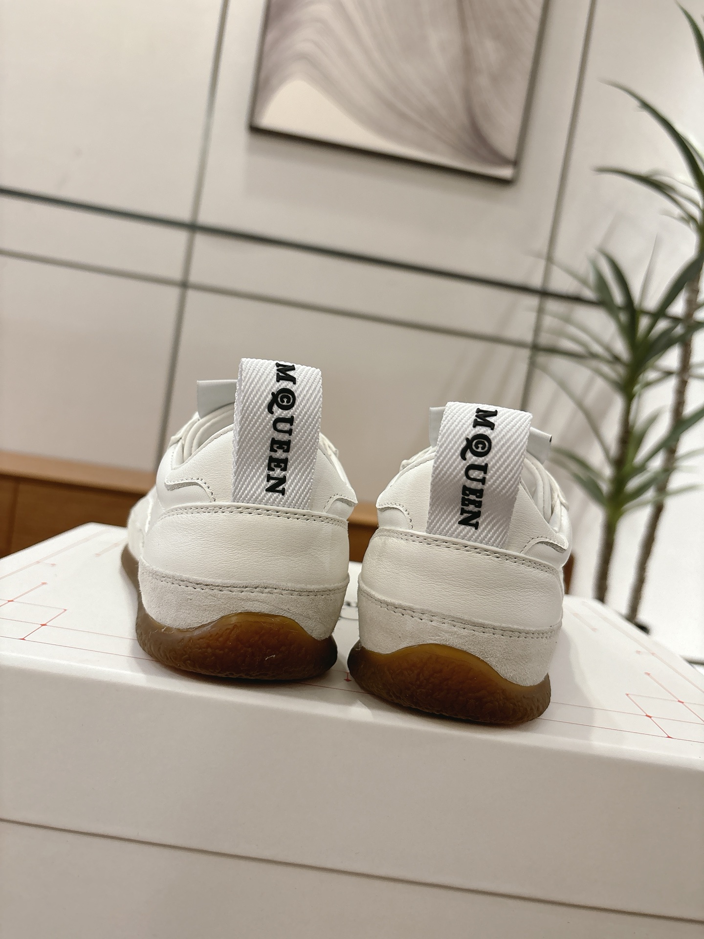 Alexander McQueen ALEXANDER MCQUEEN/亚历山大·麦昆 EC1系列 休闲 运动鞋 德训鞋 小白鞋