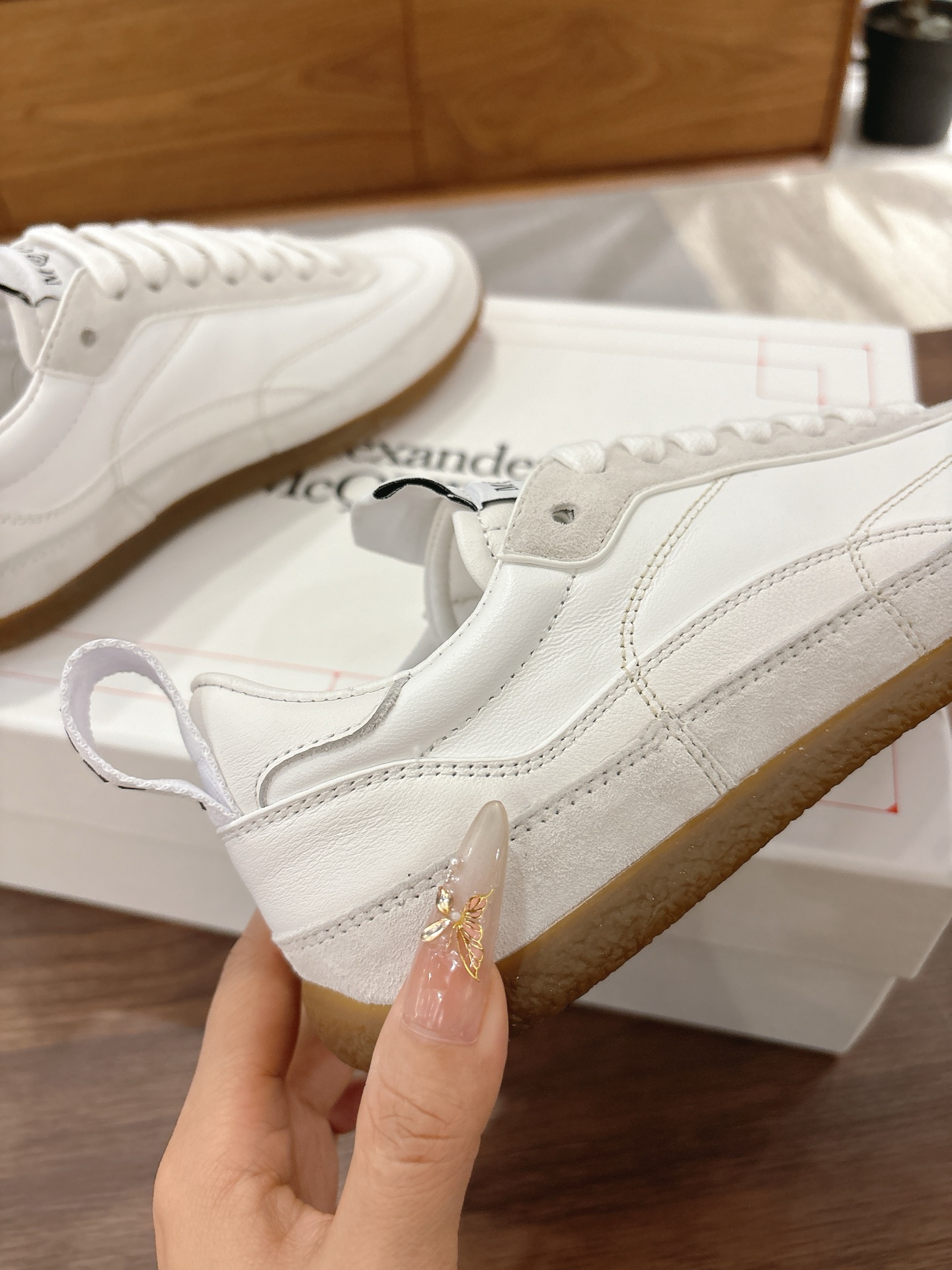 Alexander McQueen ALEXANDER MCQUEEN/亚历山大·麦昆 EC1系列 休闲 运动鞋 德训鞋 小白鞋