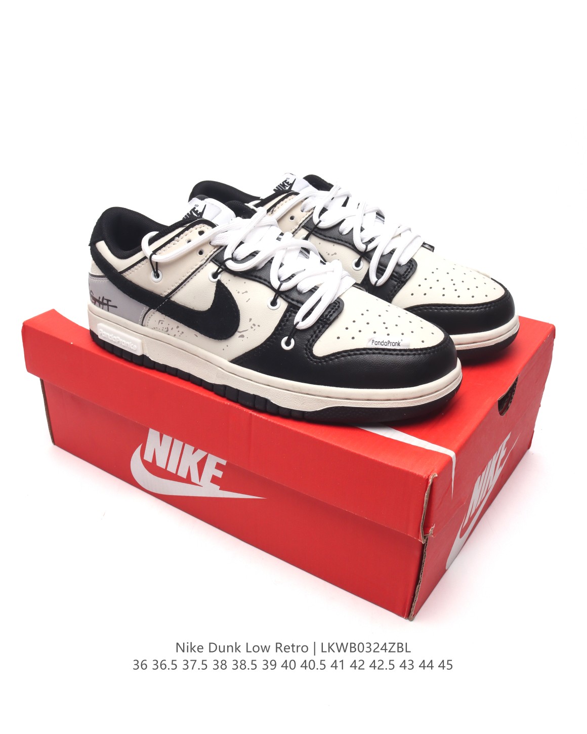 🈴💰190
耐克 Nike Dunk Low Retro 运动鞋复古解构绑带板鞋  双鞋带。作为 80 年代经典篮球鞋款，起初专为硬木球场打造，后来成为席卷街头的时尚标杆，现以经典细节和复古篮球风范再次归来。皮革与合成材质组合鞋面，经久耐穿，柔软非凡。泡绵中底，缔造轻盈回弹的缓震效果，橡胶外底搭配圆形支点设计，铸就非凡抓地力，尽显经典风范。从篮板到滑板，Nike Dunk 的影响力毋庸置疑。尽管 1985 年以篮球鞋形式亮相，但其平整而具有抓附力的鞋底闯入了滑板运动员的视野，堪称滑板鞋的理想之选。几十年来，Dunk 不断直击全球各地滑板手的灵魂，推出不计其数的配色方案，追求创造力和功能性兼得的理想境界，彰显亚文化风采。

类型：男女鞋
货号：DD1391
尺码:   36 36.5 37.5 38 38.5 39 40 40.5 41 42 42.5 43 44 45
编码：LKWB0324ZBL