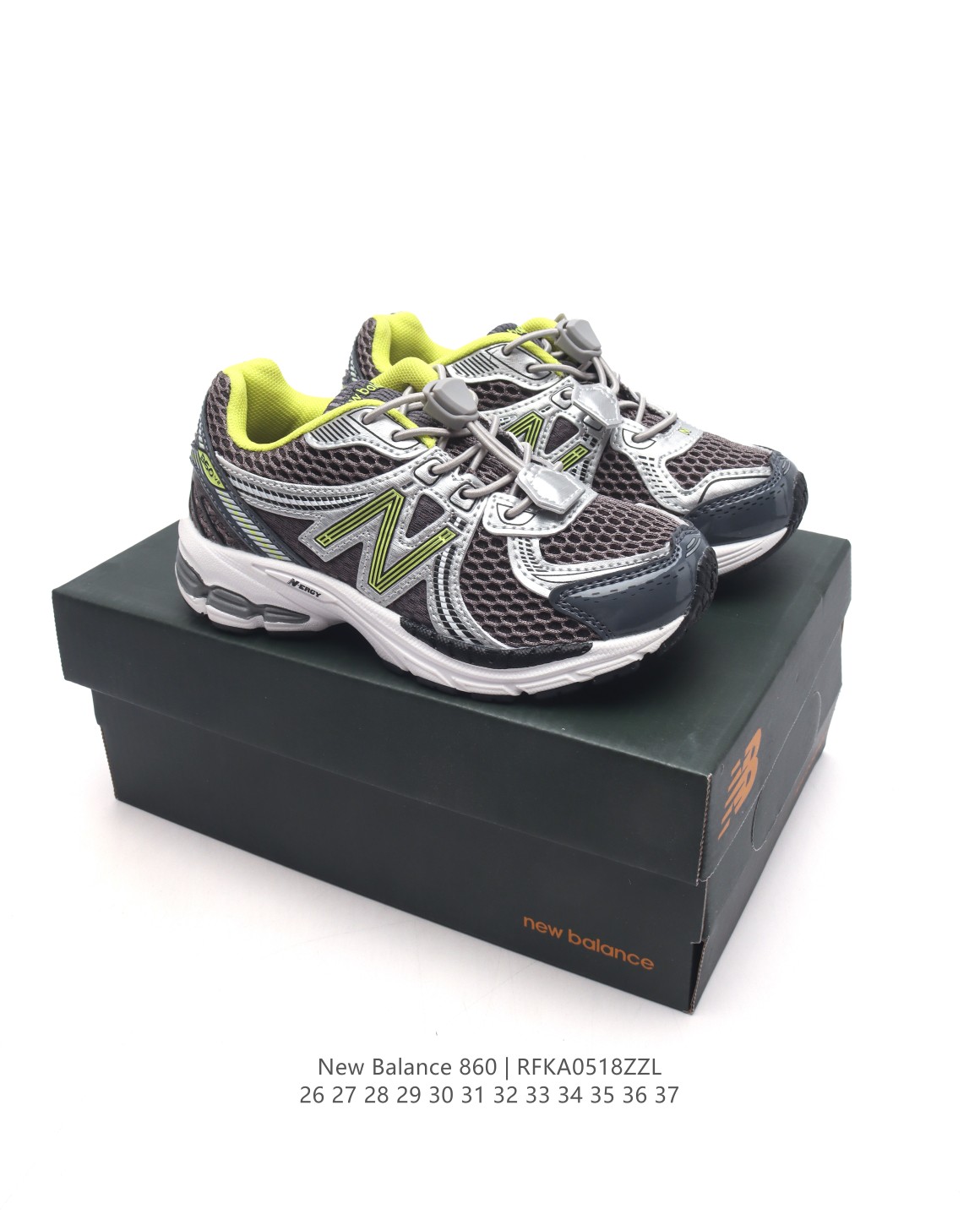 🈴 【童鞋NB 新百伦 New Balance ML860 V2 系列儿童运动鞋 复古老爹风休闲运动慢跑。采用丝光猪巴皮革拼接透气网眼织物鞋面T-Beam大底提供足步弓支撑，保持步态稳定后跟搭载外露缓震胶❗ 类型：儿童鞋 货号： ML860XD 尺码：26-37-选品中心