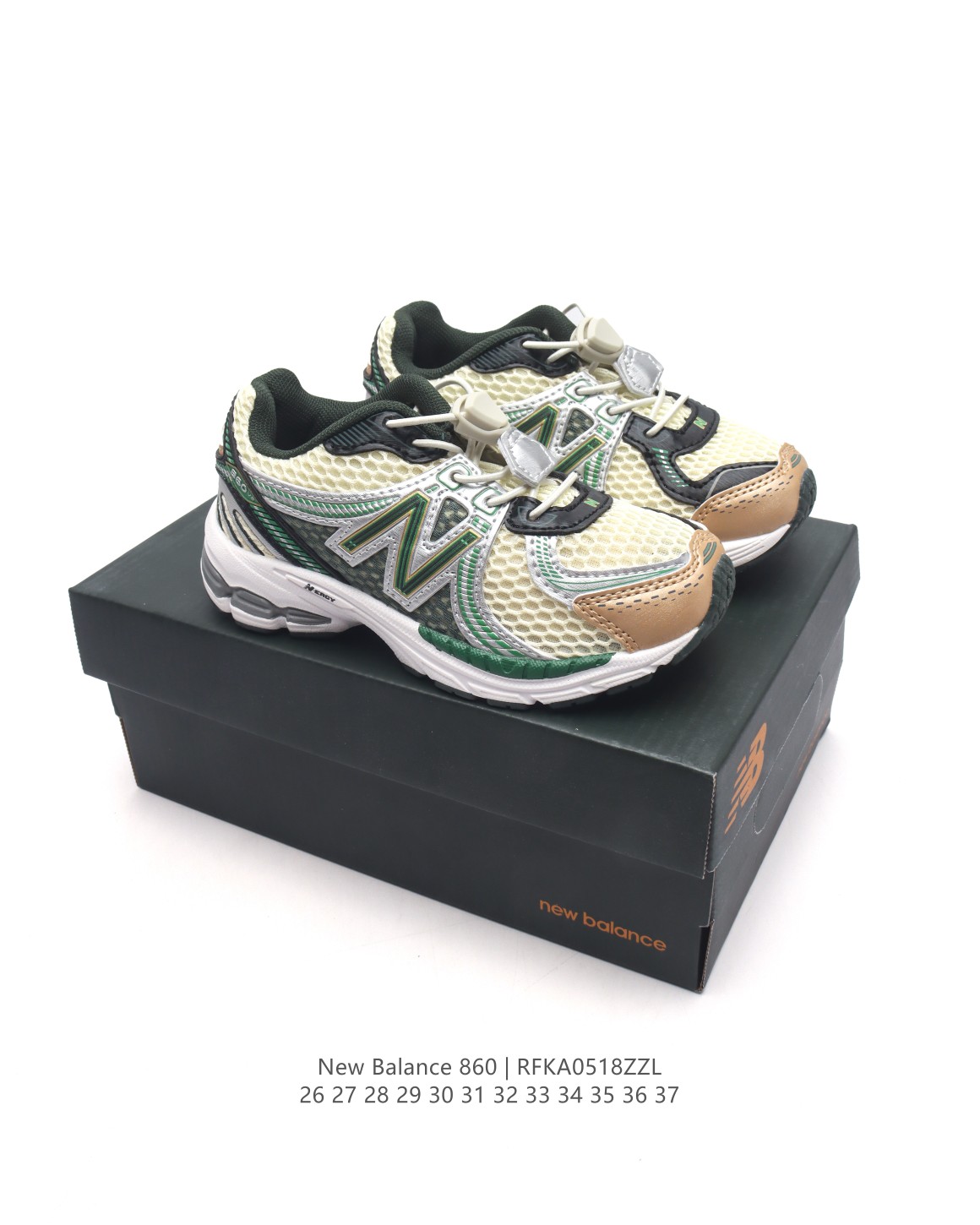 图片[8]-🈴 【童鞋NB 新百伦 New Balance ML860 V2 系列儿童运动鞋 复古老爹风休闲运动慢跑。采用丝光猪巴皮革拼接透气网眼织物鞋面T-Beam大底提供足步弓支撑，保持步态稳定后跟搭载外露缓震胶❗ 类型：儿童鞋 货号： ML860XD 尺码：26-37-选品中心