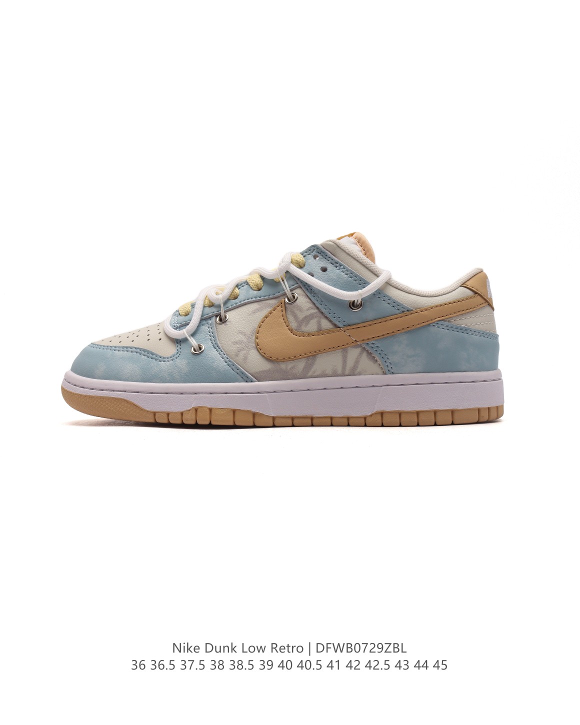 🈴💰190
耐克 Nike Dunk Low Retro 运动鞋复古板鞋 双鞋带 解构绑带，作为 80 年代经典篮球鞋款，起初专为硬木球场打造，后来成为席卷街头的时尚标杆，现以经典细节和复古篮球风范再次归来。皮革与合成材质组合鞋面，经久耐穿，柔软非凡。泡绵中底，缔造轻盈回弹的缓震效果，橡胶外底搭配圆形支点设计，铸就非凡抓地力，尽显经典风范。从篮板到滑板，Nike Dunk 的影响力毋庸置疑。尽管 1985 年以篮球鞋形式亮相，但其平整而具有抓附力的鞋底闯入了滑板运动员的视野，堪称滑板鞋的理想之选。几十年来，Dunk 不断直击全球各地滑板手的灵魂，推出不计其数的配色方案，追求创造力和功能性兼得的理想境界，彰显亚文化风采。

类型：男女鞋
货号：DD1391-100
尺码:   36 36.5 37.5 38 38.5 39 40 40.5 41 42 42.5 43 44 45
编码：DFWB0729ZBL