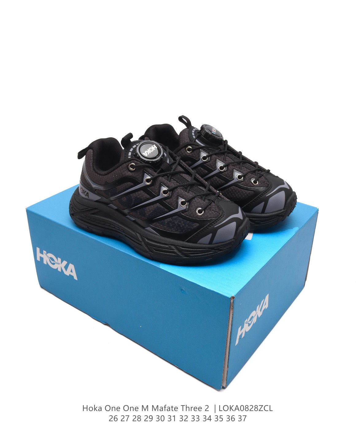 图片[9]-【童鞋HOKA ONE ONE Mafate Three 2 儿童跑步鞋 越野跑新配色！采用 Mafate Speed 2 缓冲性良好的底部单元，搭载有快速系带系统、模压 EVA 中底和 Vibram megragrip 外底。应用透气网布制成，同时搭配同色系热熔覆盖层。同时，Mafate THREE2 还融合了 HOKA 两代经典标志的特征，最终呈现既展现了外观的复古性，又彰显了适合全地形的现代构造。 尺码：26-37-选品中心