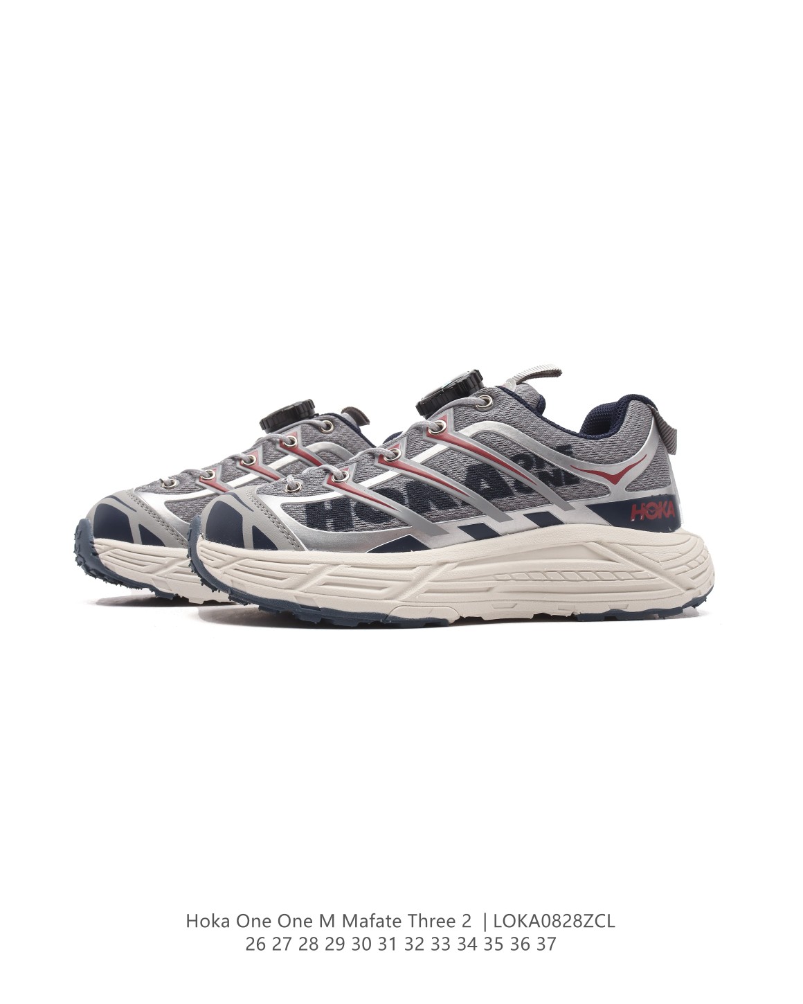 图片[2]-【童鞋HOKA ONE ONE Mafate Three 2 儿童跑步鞋 越野跑新配色！采用 Mafate Speed 2 缓冲性良好的底部单元，搭载有快速系带系统、模压 EVA 中底和 Vibram megragrip 外底。应用透气网布制成，同时搭配同色系热熔覆盖层。同时，Mafate THREE2 还融合了 HOKA 两代经典标志的特征，最终呈现既展现了外观的复古性，又彰显了适合全地形的现代构造。 尺码：26-37-选品中心