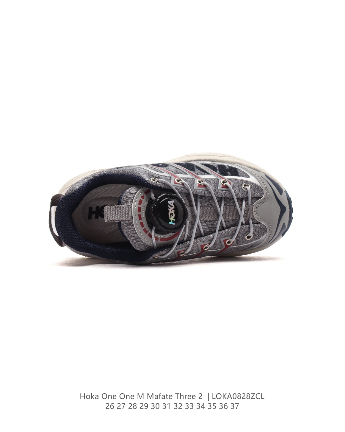 图片[4]-【童鞋HOKA ONE ONE Mafate Three 2 儿童跑步鞋 越野跑新配色！采用 Mafate Speed 2 缓冲性良好的底部单元，搭载有快速系带系统、模压 EVA 中底和 Vibram megragrip 外底。应用透气网布制成，同时搭配同色系热熔覆盖层。同时，Mafate THREE2 还融合了 HOKA 两代经典标志的特征，最终呈现既展现了外观的复古性，又彰显了适合全地形的现代构造。 尺码：26-37-选品中心