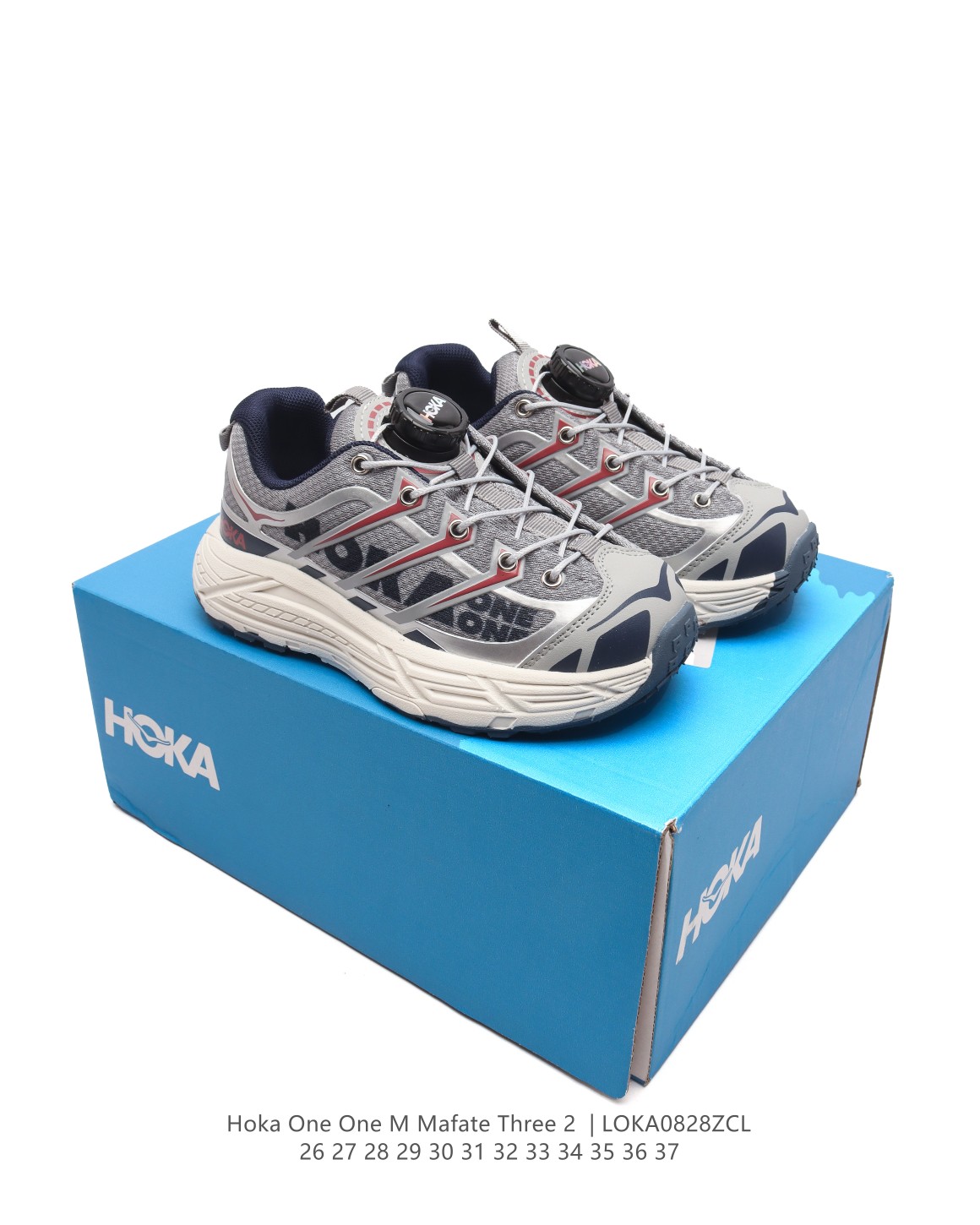 图片[9]-【童鞋HOKA ONE ONE Mafate Three 2 儿童跑步鞋 越野跑新配色！采用 Mafate Speed 2 缓冲性良好的底部单元，搭载有快速系带系统、模压 EVA 中底和 Vibram megragrip 外底。应用透气网布制成，同时搭配同色系热熔覆盖层。同时，Mafate THREE2 还融合了 HOKA 两代经典标志的特征，最终呈现既展现了外观的复古性，又彰显了适合全地形的现代构造。 尺码：26-37-选品中心
