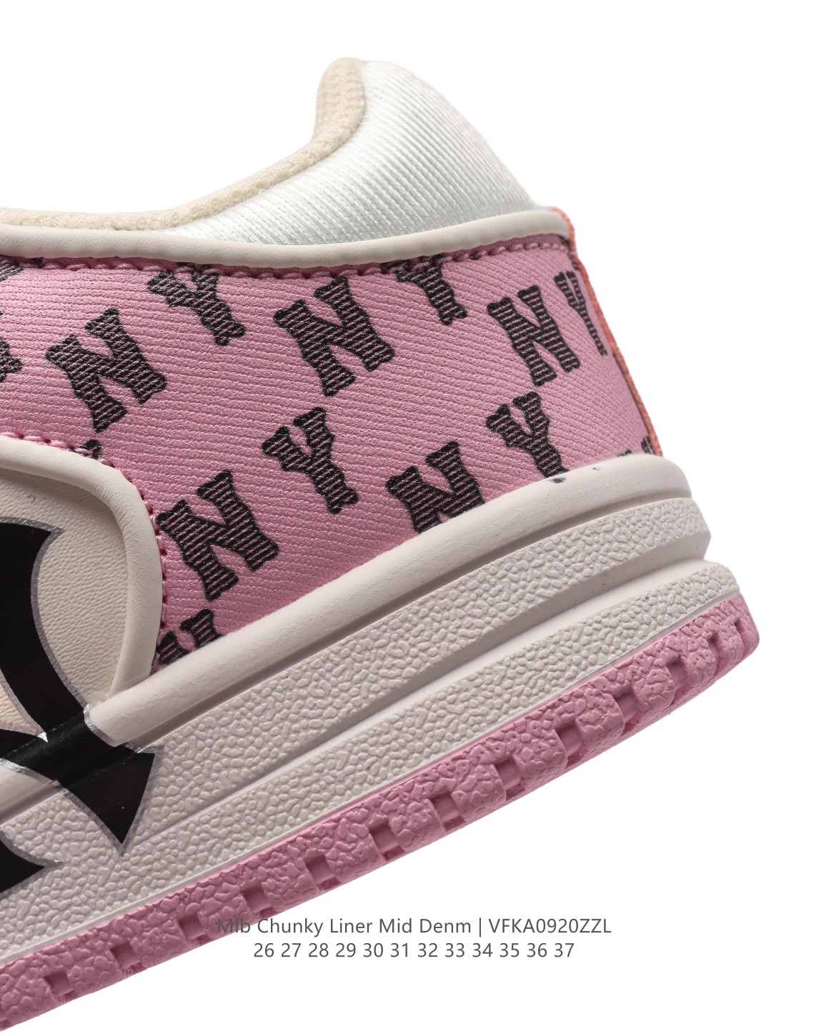 图片[8]-【童鞋MLB Chunky Liner Basic 人气单品学长鞋系列轻量增高厚底百搭休闲儿童运动板鞋 魔术贴 男女轻便胶鞋 高级街头休閒品牌鞋。MLB CHUNKY LINER 学长鞋是从击球手打出的酷炫直击球中获得灵感,在原有鞋面的帆布材质上,加入了反光滚边细节线,并延续高帮与低帮两种鞋型,为各路潮流选手开辟全新“少年感”动线。除了复古style,也不乏这种颜色清新一些的款式,干干净净的少年感呼之欲出。 类型：儿童鞋 款号：7ASXJA3N (GC) 尺码：26-37-选品中心