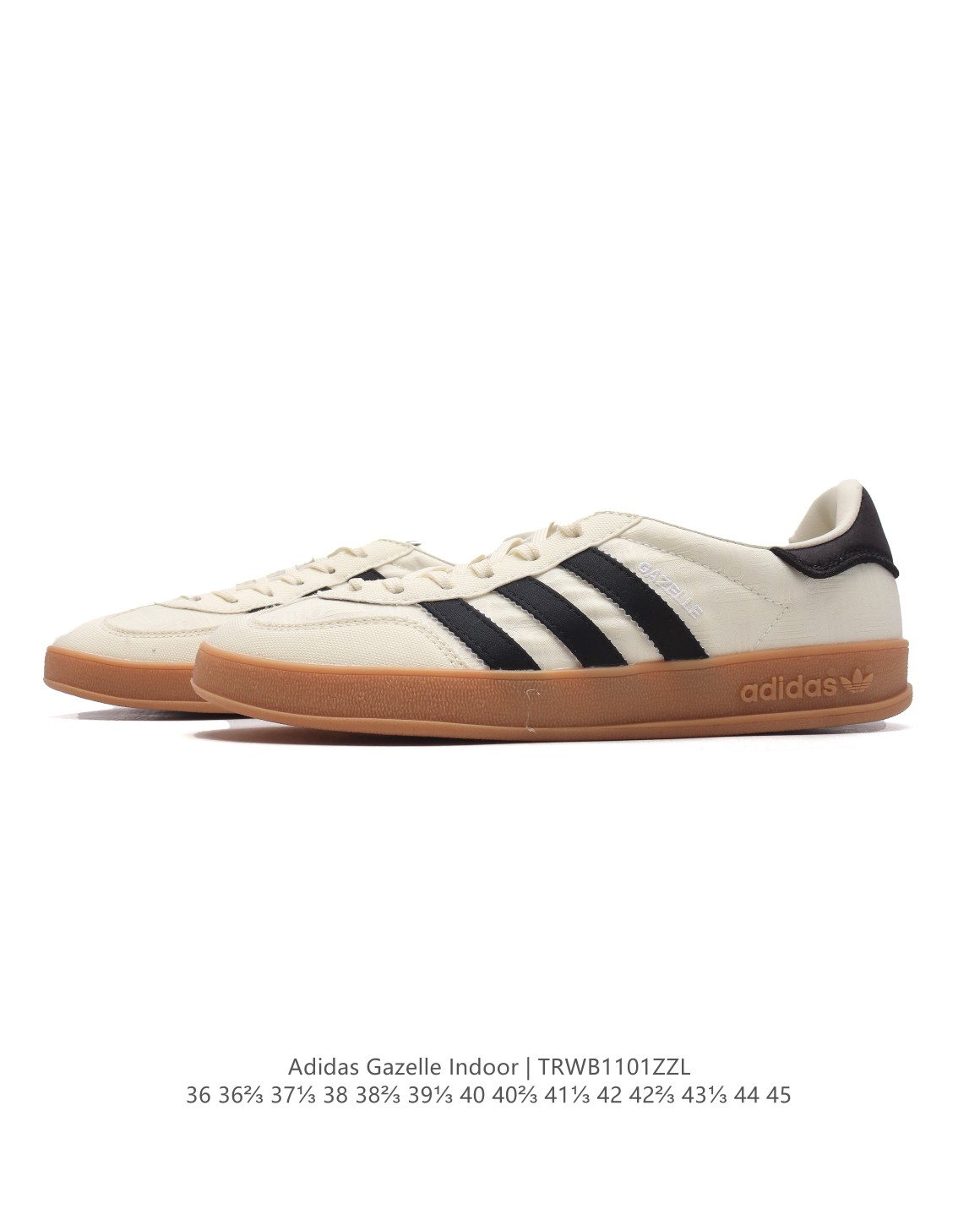 💰150
阿迪达斯 Adidas Originals Gazelle Indoor复古三叶草防滑透明橡胶板鞋经典运动鞋。这款经典鞋,忠于原版设计,缀撞色三条纹和鞋跟饰片。采用柔软皮革拼接织物鞋面,穿着舒适,搭配生胶外底,风格复古。用不同材料制作这款修长复古的从1970年代开始就很受欢迎的网球鞋。Gazelle Indoor拥有包边更宽的T字型鞋头,Gazelle开始将皮革材质引入训练鞋设计之中,从而减轻了运动员双脚的负担。当年这一改动也是为了更好的保护运动员的前掌,以及Gucci x Adidas Gazelle 系列就是以该鞋型为蓝本打造。• 常规型剪裁• 系带设计• 皮革织物鞋面• 织物衬里;生胶全包大底• 舒适OrthoLite®鞋垫• 脚感舒适。
货号:IG1643
码数:36-45含半码
编码:TRWB1101ZZL
