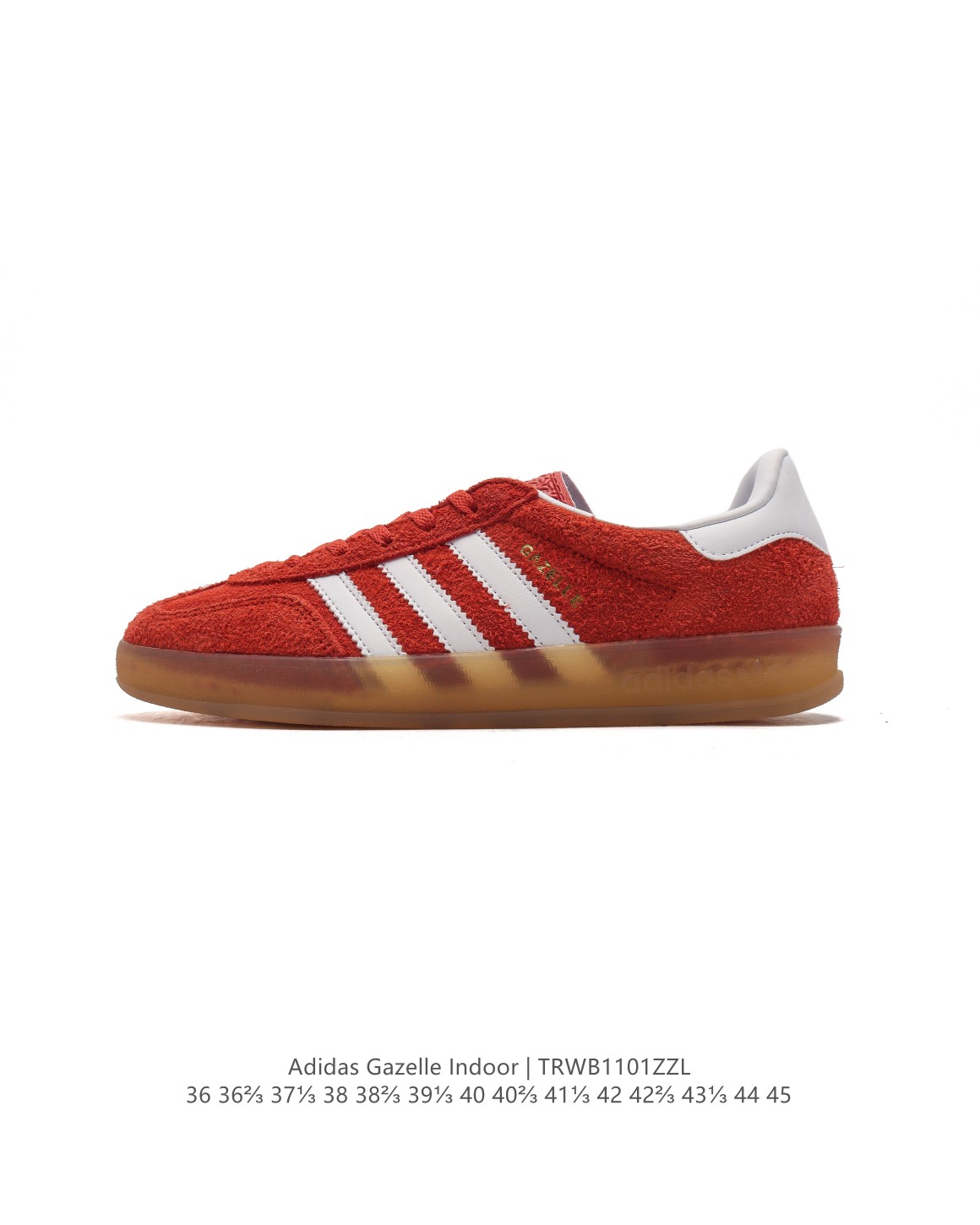 🈴💰150
阿迪达斯 Adidas Originals Gazelle Indoor复古三叶草防滑透明橡胶板鞋经典运动鞋。这款经典鞋,忠于原版设计,缀撞色三条纹和鞋跟饰片。采用柔软皮鞋面,穿着舒适,搭配生胶外底,风格复古。用不同材料制作这款修长复古的从1970年代开始就很受欢迎的网球鞋。Gazelle Indoor拥有包边更宽的T字型鞋头,Gazelle开始将皮革材质引入训练鞋设计之中,从而减轻了运动员双脚的负担。当年这一改动也是为了更好的保护运动员的前掌,以及Gucci x Adidas Gazelle 系列就是以该鞋型为蓝本打造。• 常规型剪裁• 系带设计• 皮革鞋面• 织物衬里;生胶全包大底• 舒适OrthoLite®鞋垫• 脚感舒适。
货号:IG1643
码数:36-45含半码
编码:TRWB1101ZZL
