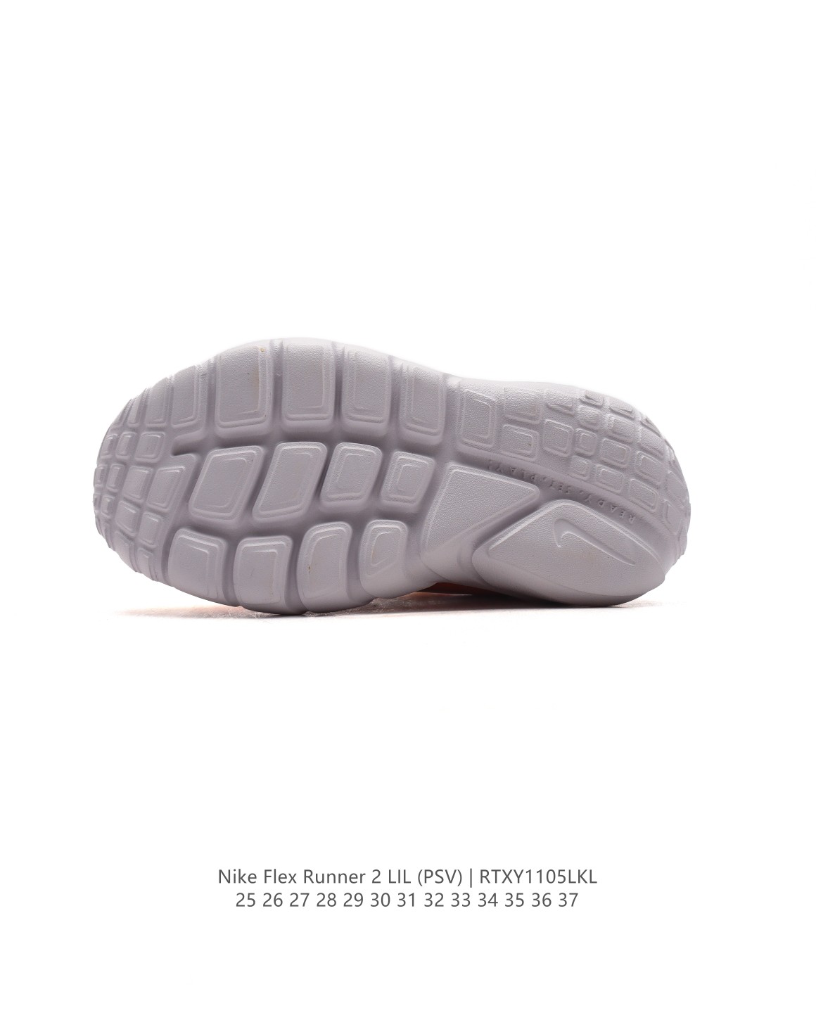 图片[6]-【童鞋Nike Flex Runner 2 (TDV)婴童运动童鞋：让宝贝轻松迈动每一步 2代耐克 低帮透气轻便减震耐磨防滑运动鞋童鞋 小中大童婴童易弯折易穿脱一脚蹬公路跑步鞋。专为活泼好动的小宝贝们设计。无鞋带的设计搭配弹性内靴，穿脱简便快捷，让宝贝们随时享受自由奔跑的乐趣。鞋面采用皮革、织物与合成材质组合，轻盈透气，保护小脚丫的健康成长。后跟和中足固定带，为稚嫩的双足提供稳固支撑，确保每一步都稳健有力。鞋底柔韧灵活，弯曲凹槽的设计让迈步更加自然流畅，同时融入匠心底纹，提升抓地力，无论何种地面都能轻松驾驭。这款童鞋，是宝贝们探索世界的最佳伙伴！ 货号：DV3101 尺码：25-37-选品中心