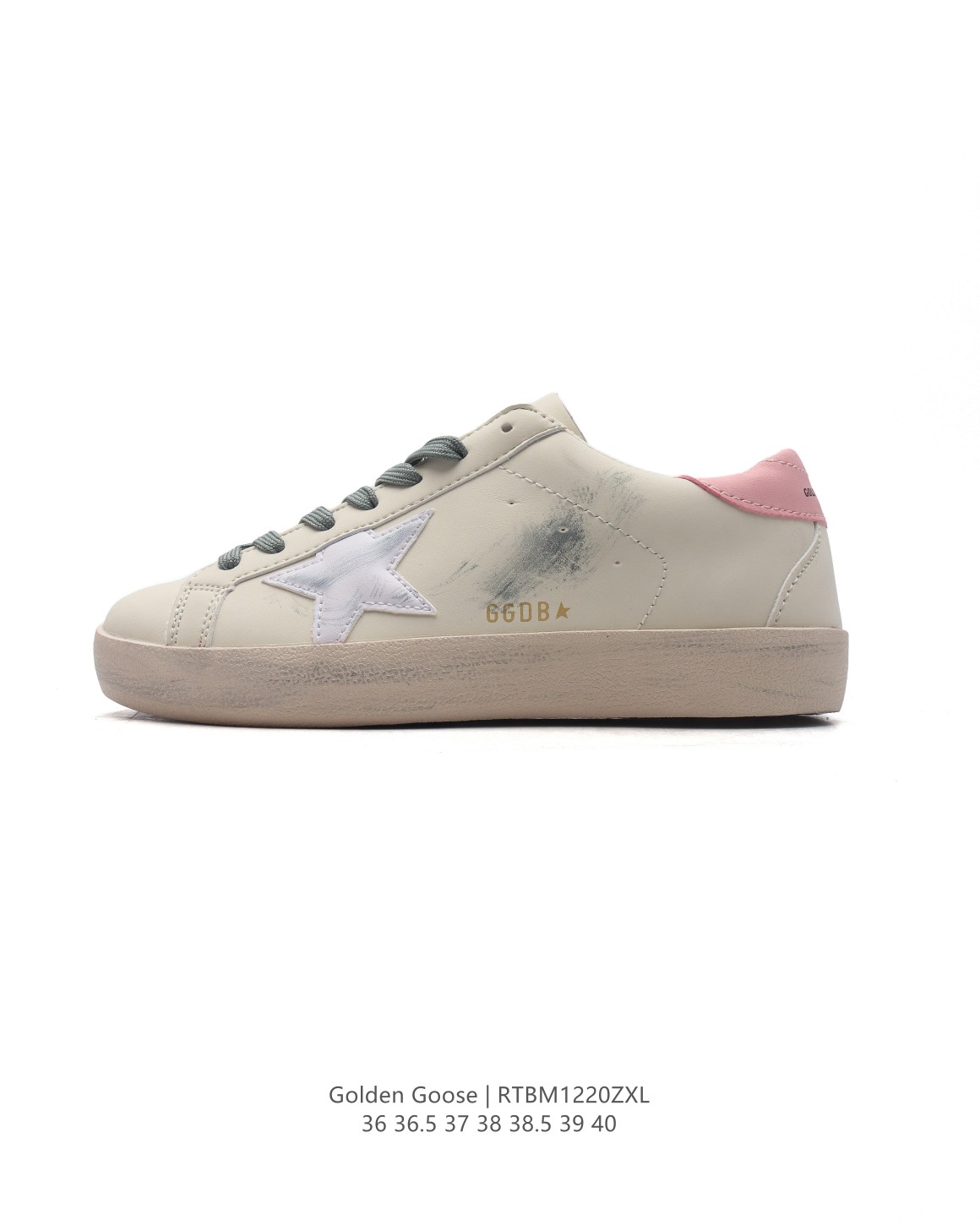 [Nivel de empresa] Golden Goose Deluxe Brand SStar es un zapatito sucio de Italia GGDB. Es una zapatilla retro de moda.…