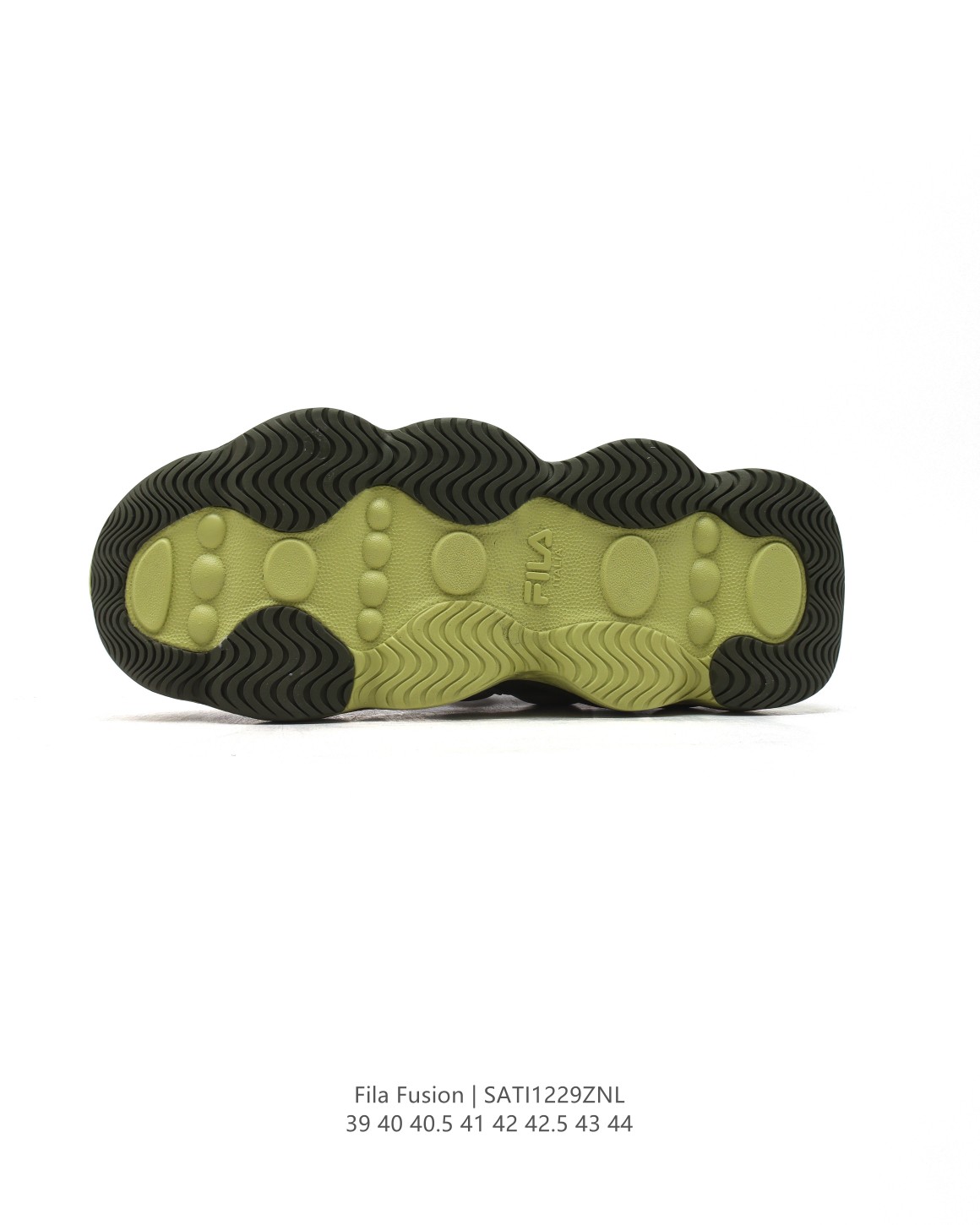 Fila Men's Fusion Retro Chunky Sneakers - Breathable Leather & Mesh, Olive Green 7 a1735520643603 1644